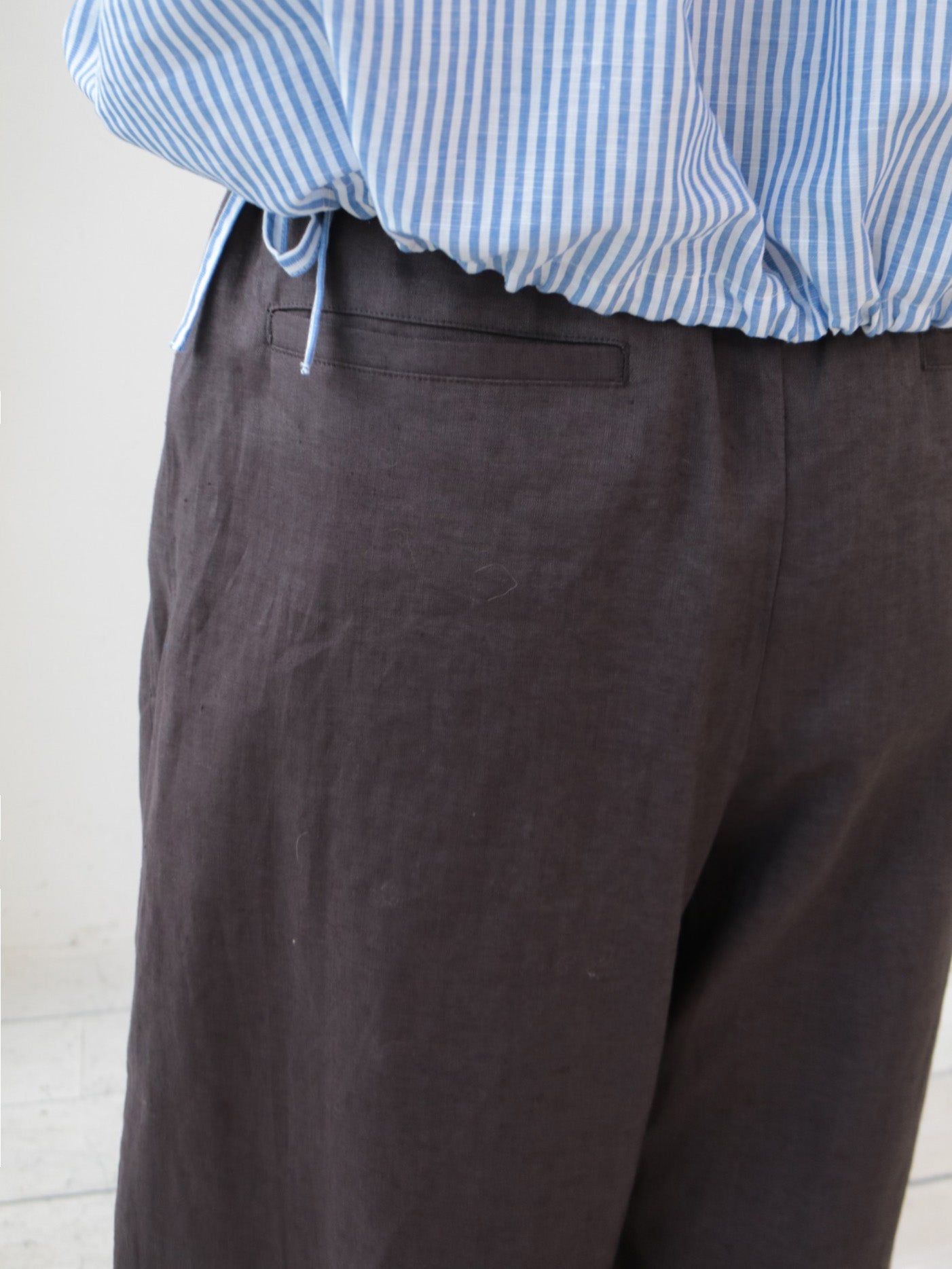 doux bleu　コットンリネンワイドコクーンパンツ　DB-2625-082
