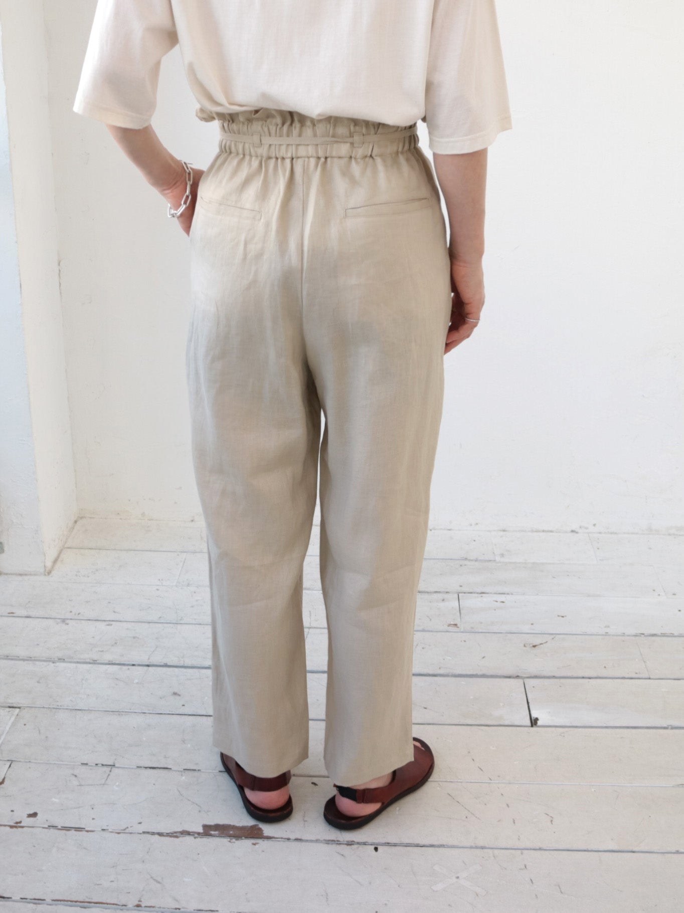 doux bleu　リネン パンツ　DB-2625-047
