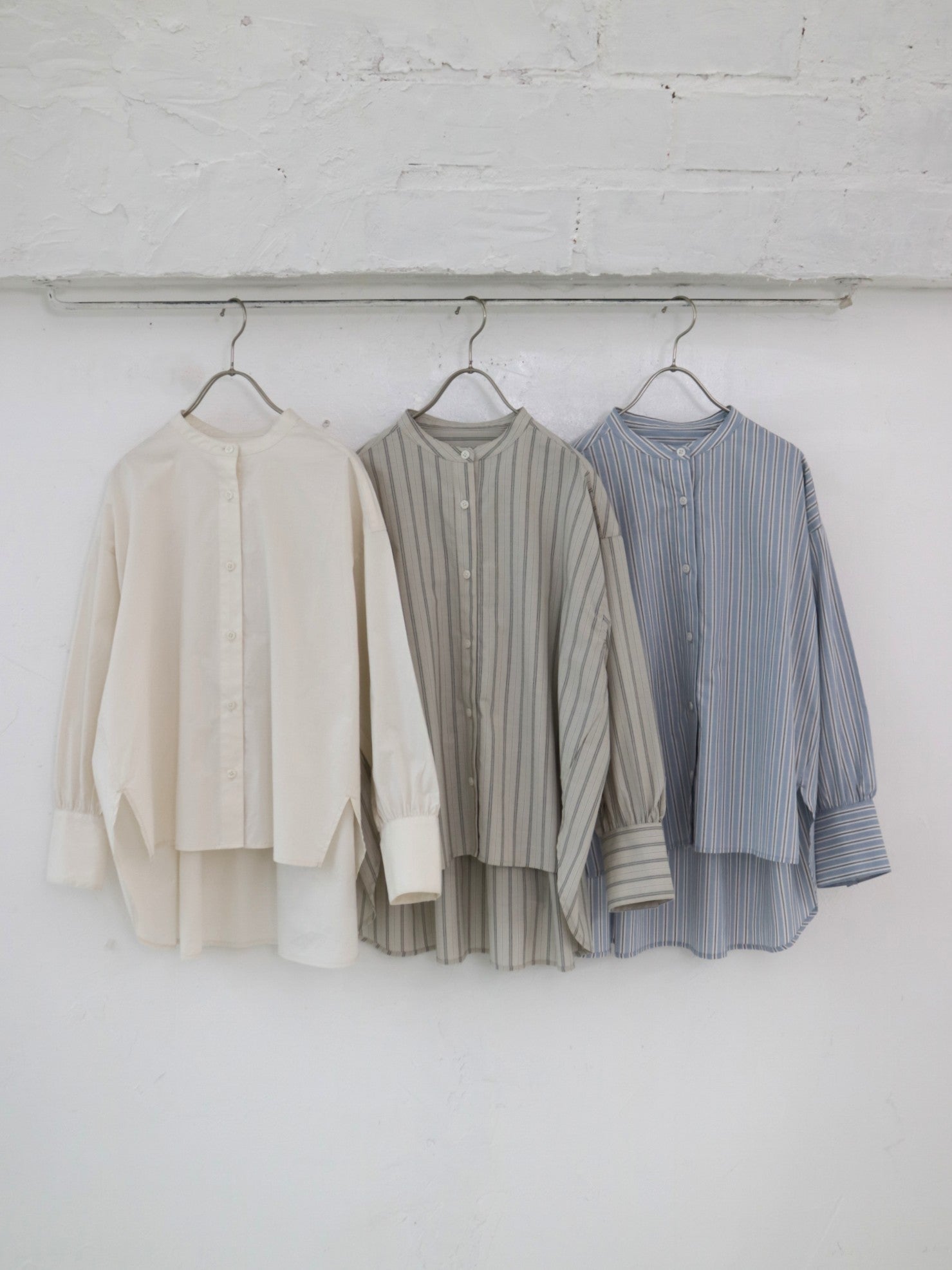 doux bleu　バックギャザーシャツ　DB-2543-028