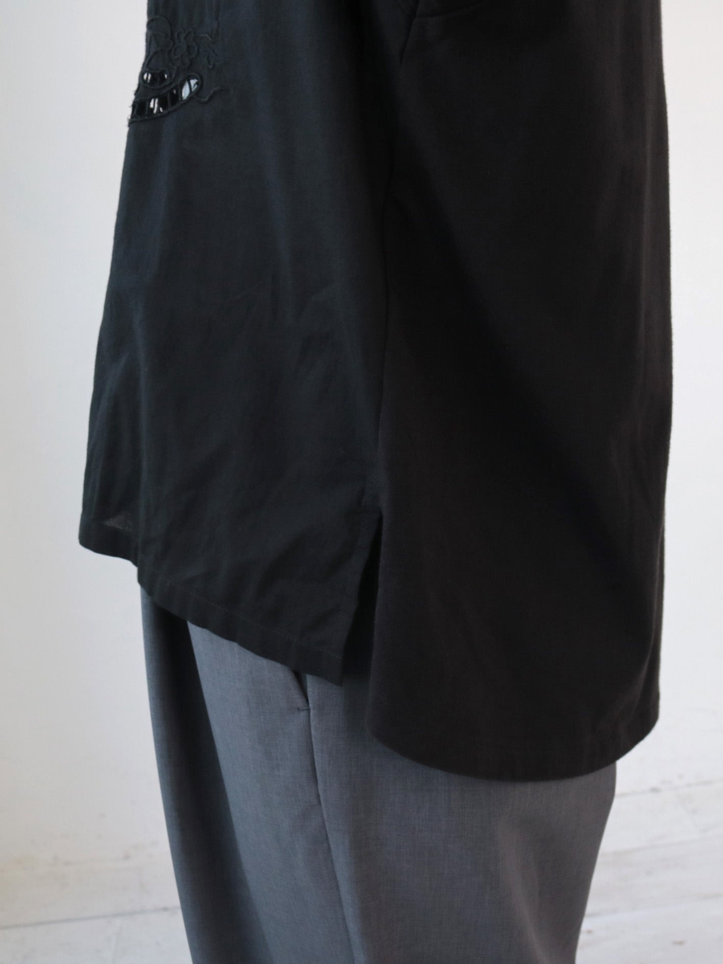 doux bleu　カットレースドッキングプルオーバー　DB-2621-051