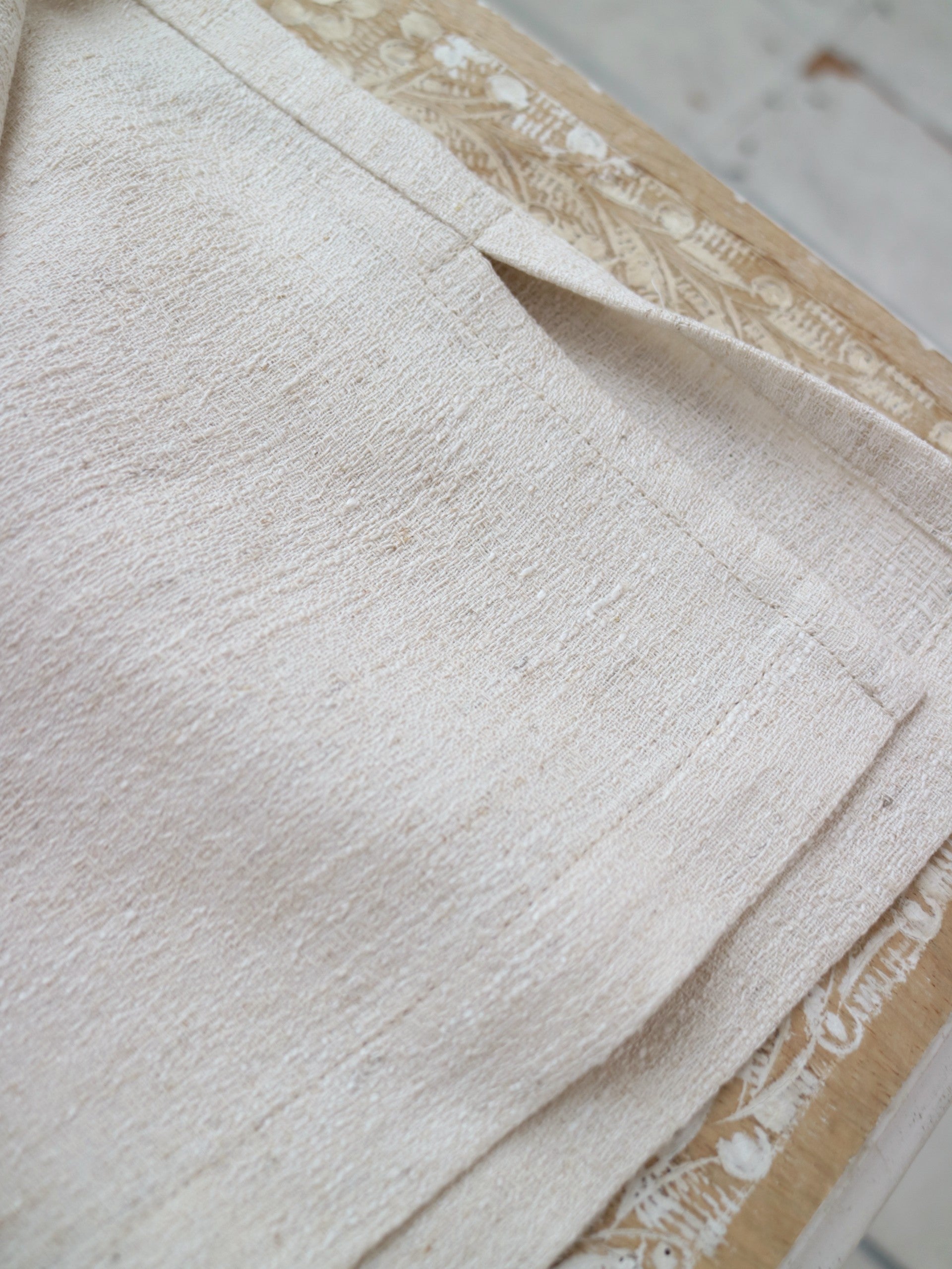 doux bleu　コットンリネン ワイドプルオーバー　DB-2543-014