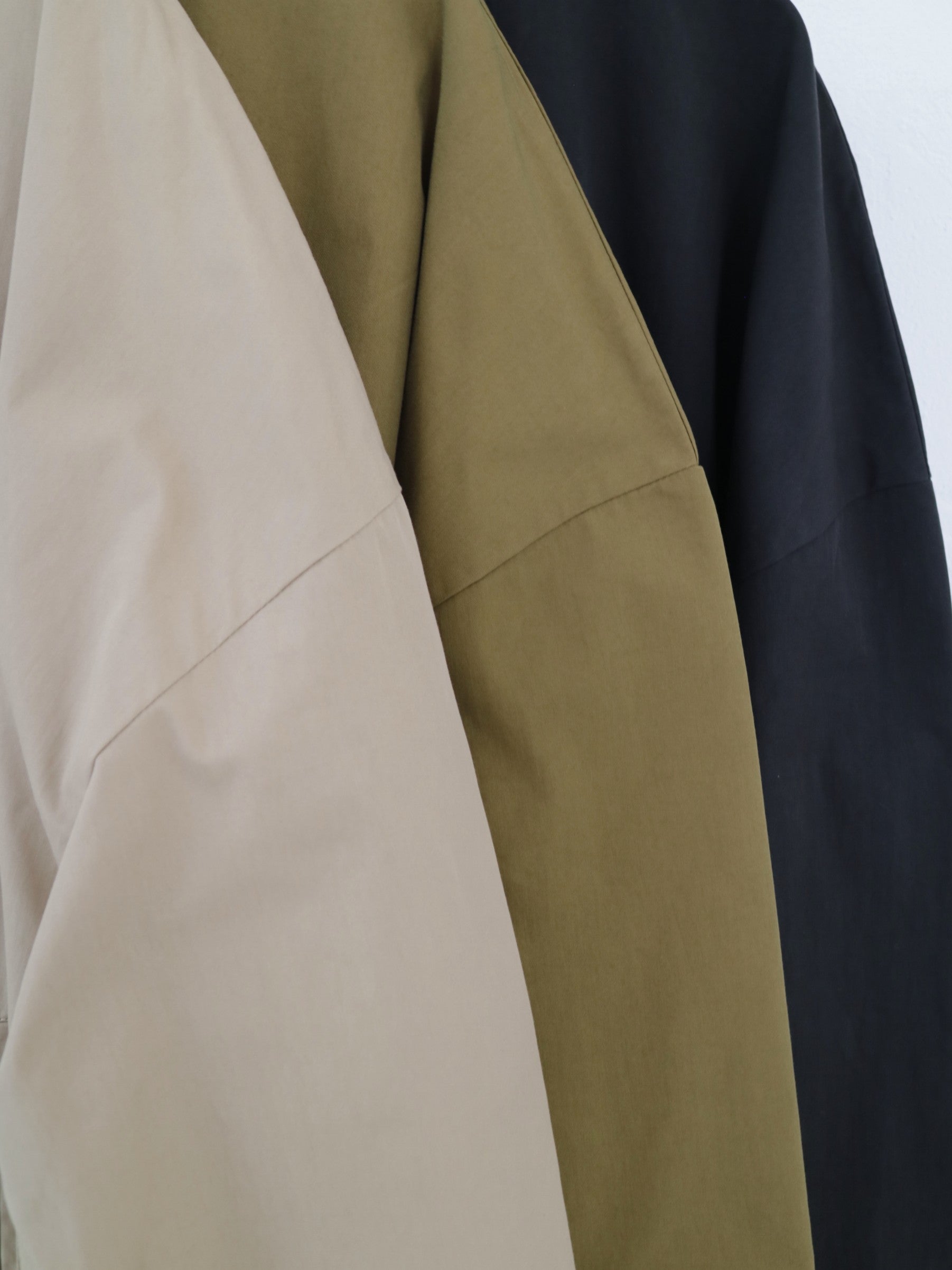 doux bleu　C/N ノーカラーコート　DB-2547-025