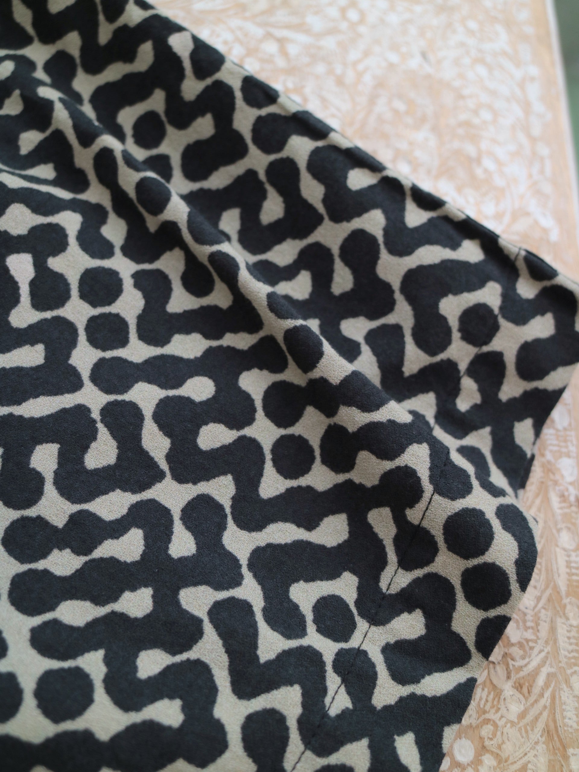 doux bleu　インドプリント イージーパンツ　DB-2545-007