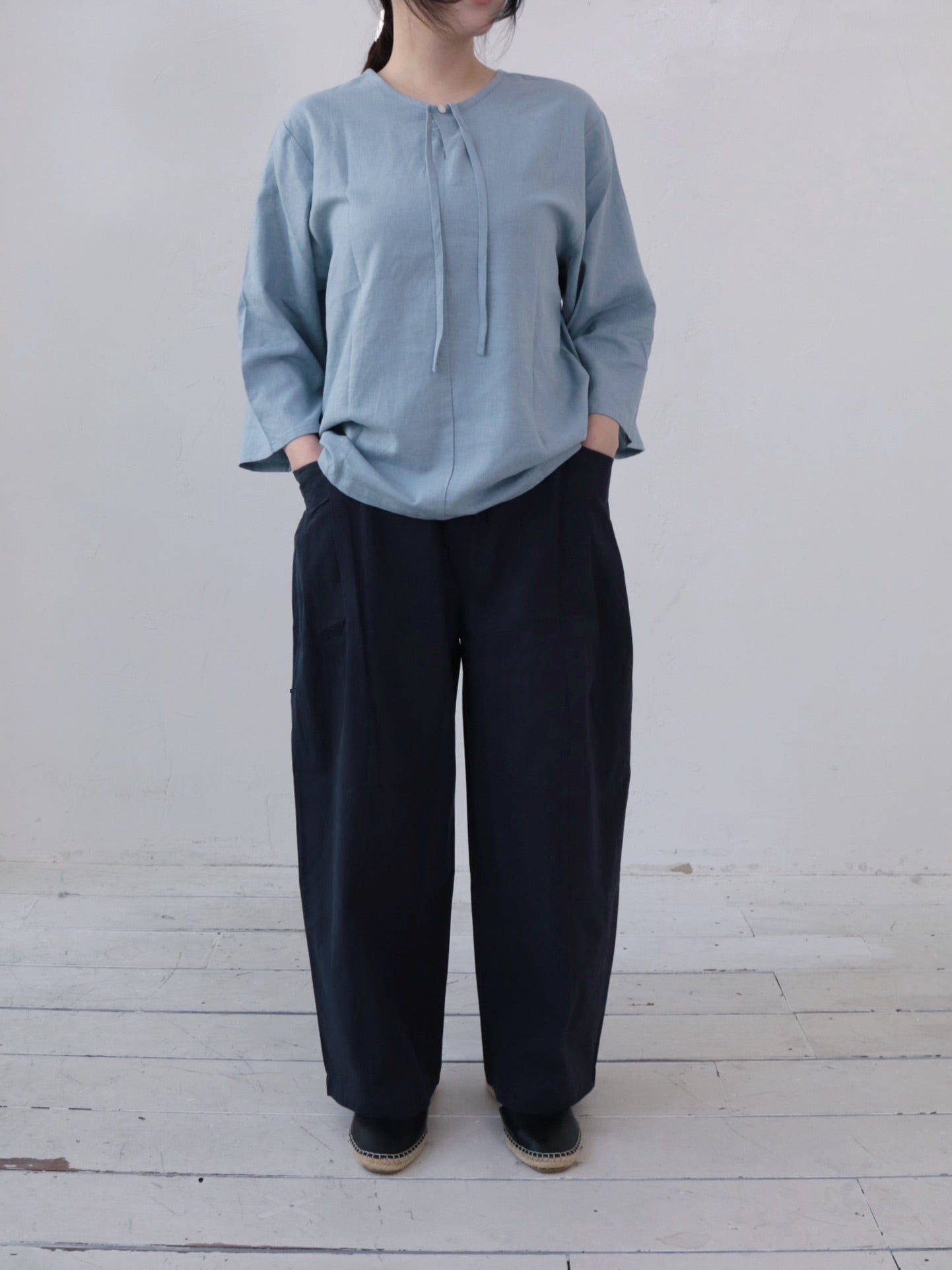 YARRA　コンパクトツイルタックパンツ　YR-1525-252