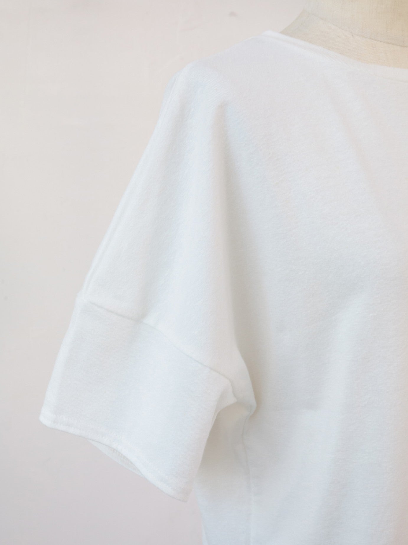 doux bleu　リネン ドロップショルダーTシャツ　DB-2621-078