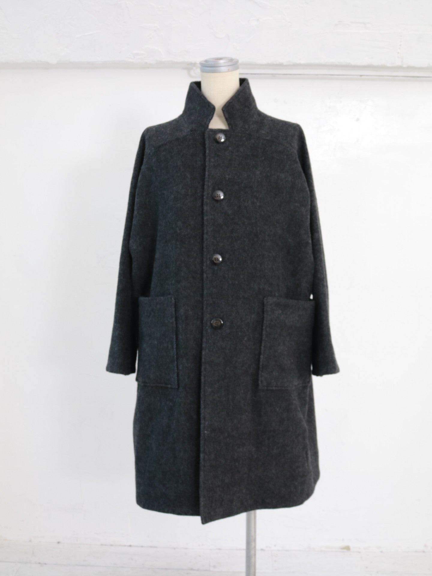 YARRA　エコウールデザインスタンドコート　YR-1557-275