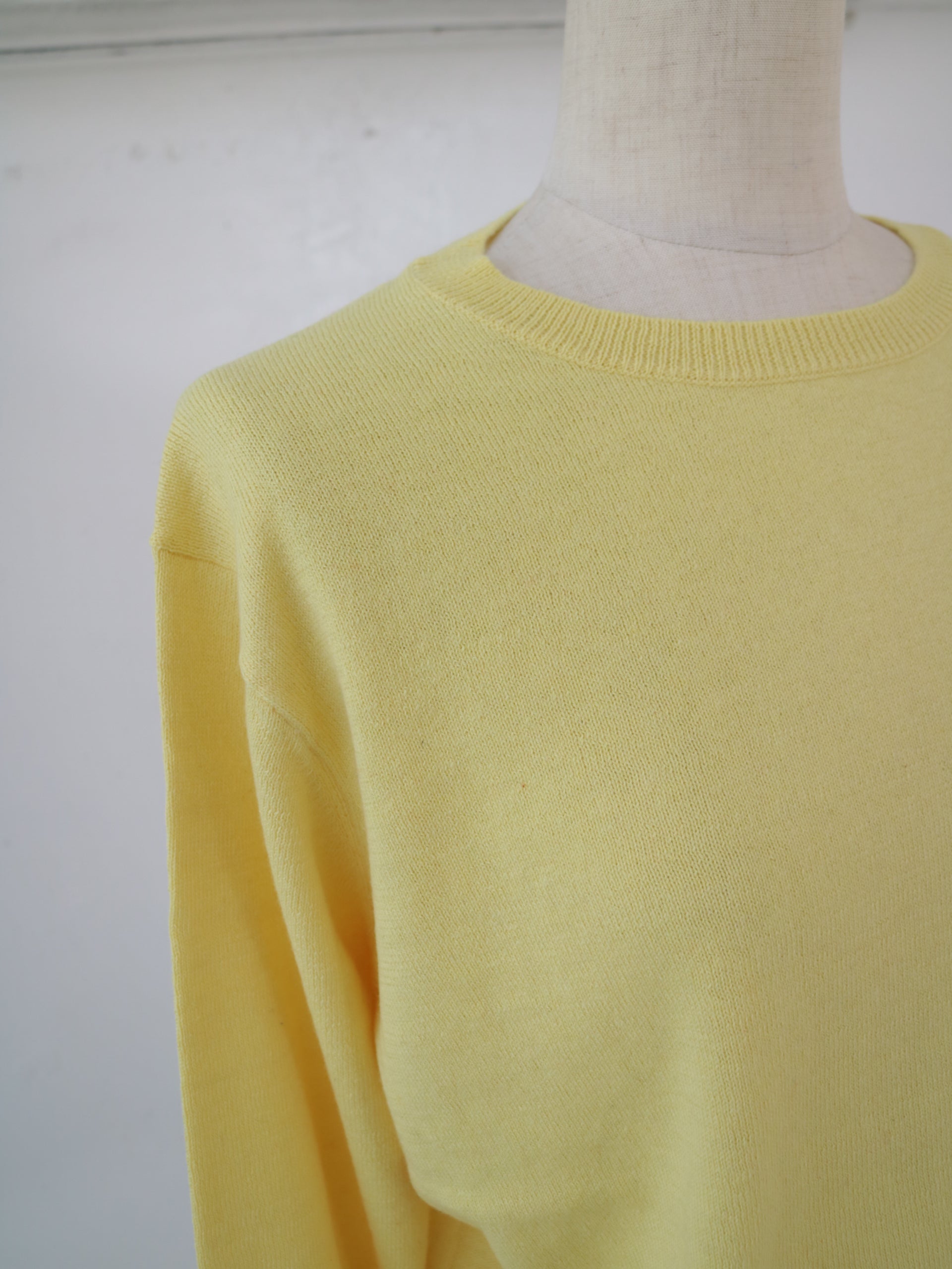 YARRA　コットンカシミヤニットプルオーバー　YR-1612-205