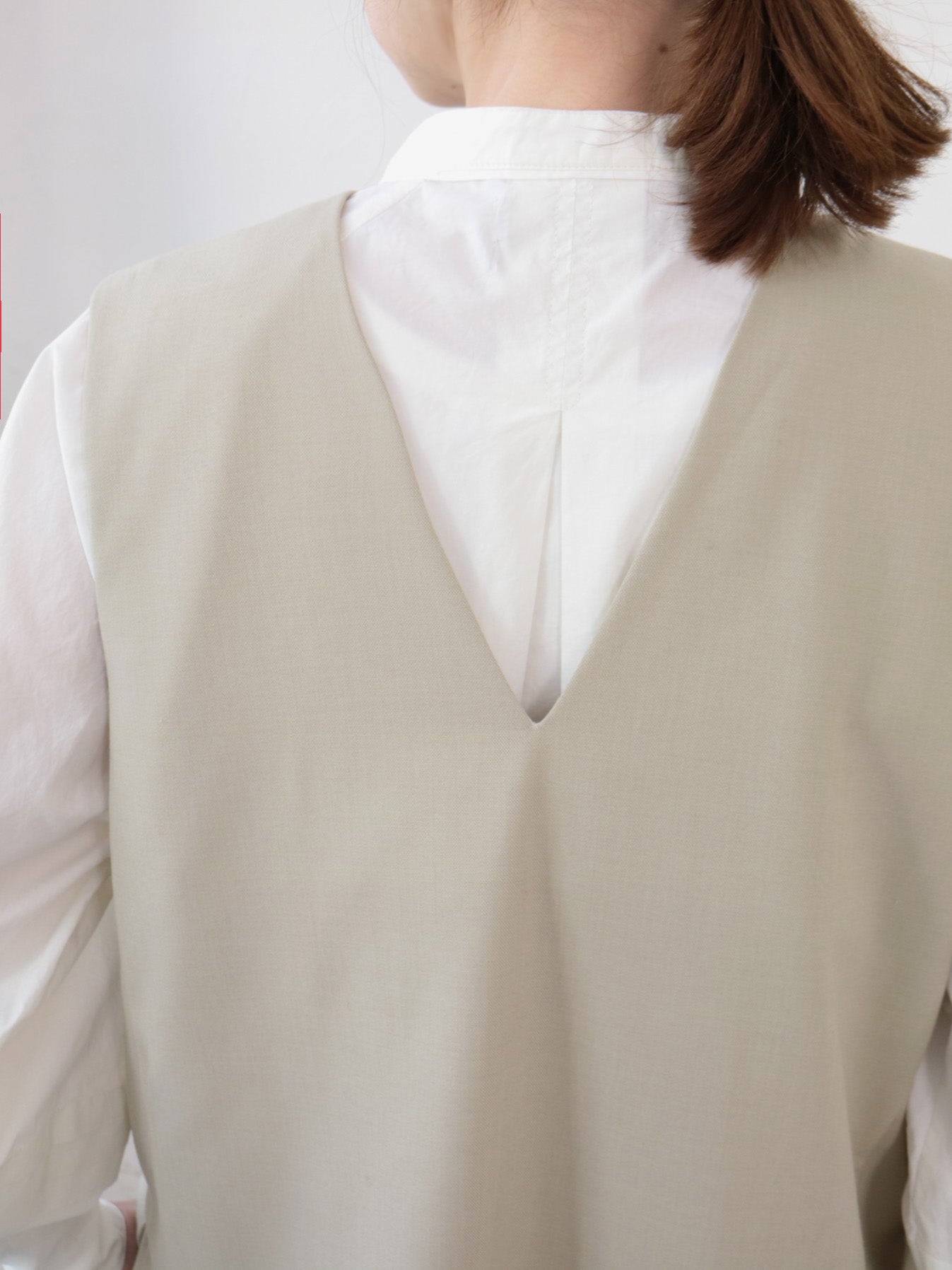 doux bleu　2WAY Vネックベスト　DB-2548-023