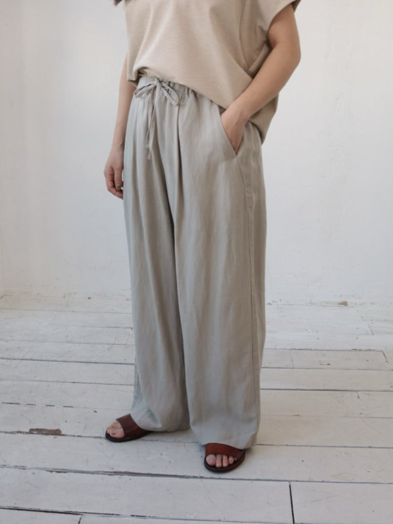 YARRA　テンセルリネンツヤパンツ　YR-1625-291