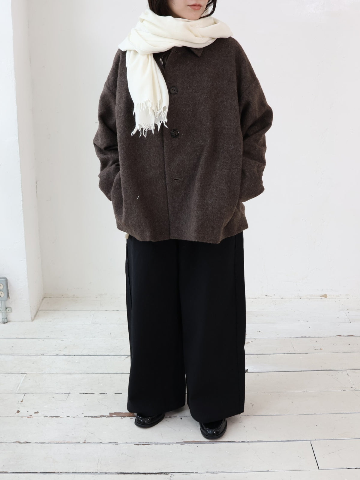 INDIA ウール×シルクストール