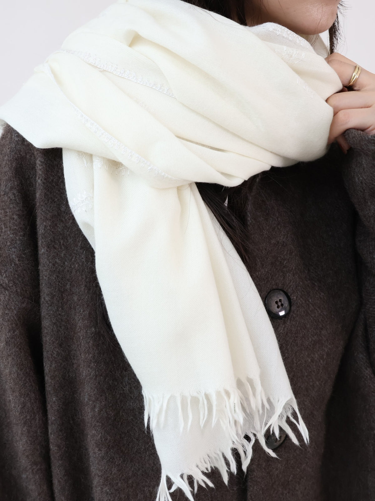 INDIA ウール×シルクストール