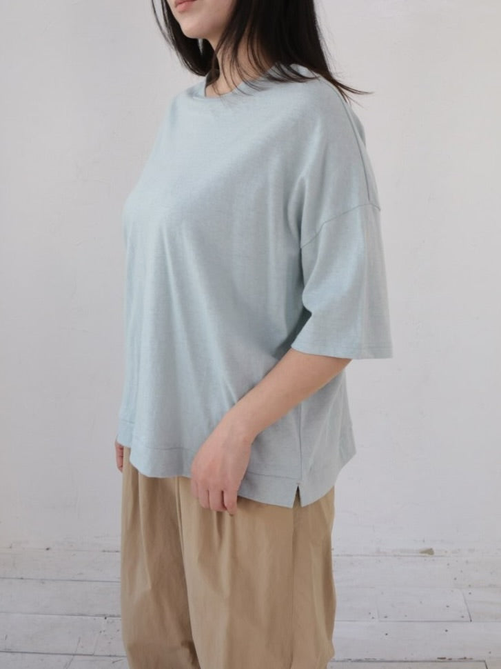 YARRA　ベルギーリネン半袖TEE　YR-1621-278