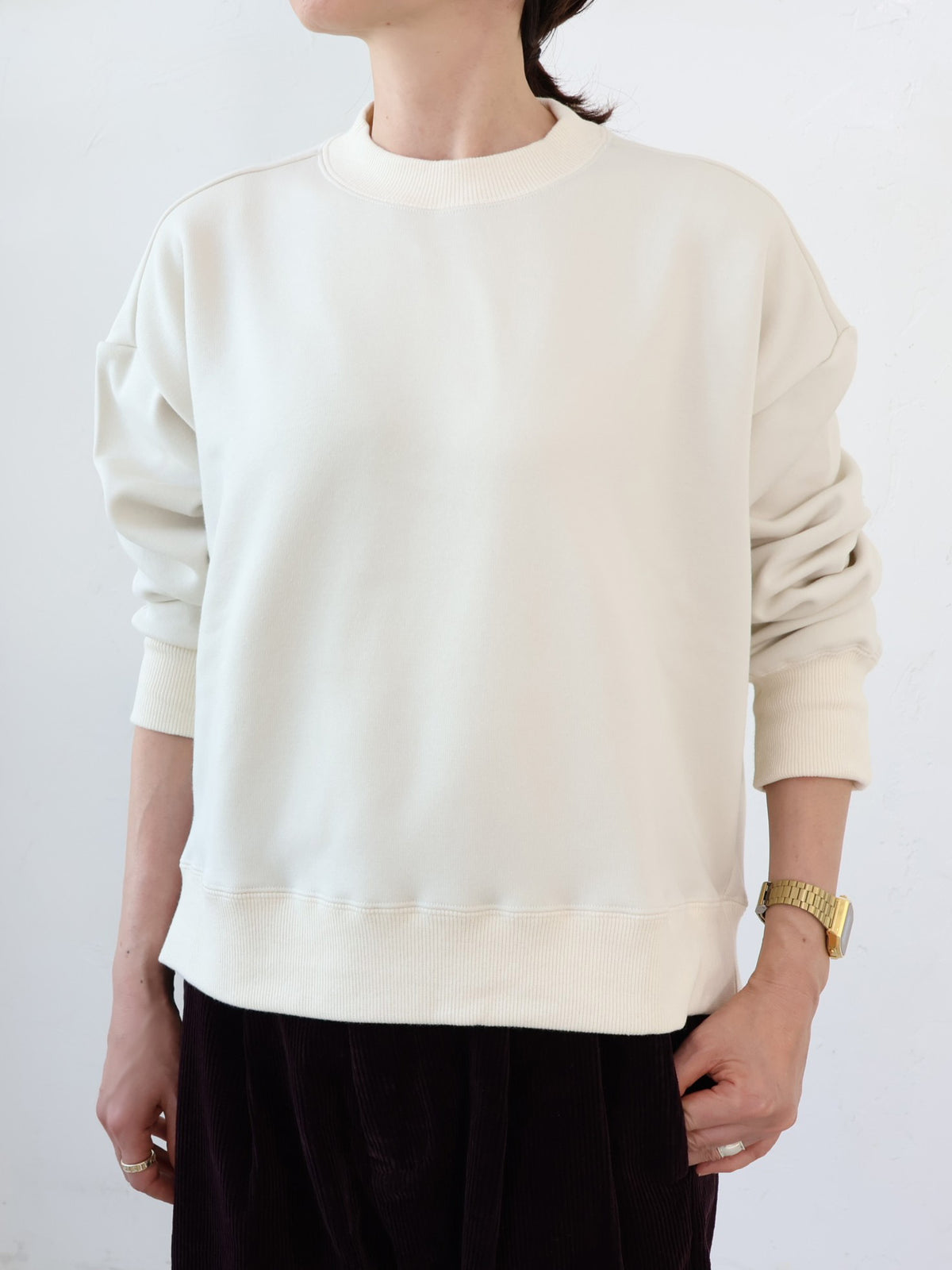 doux bleu　ボンバーヒート プルオーバー　DB-2651-048