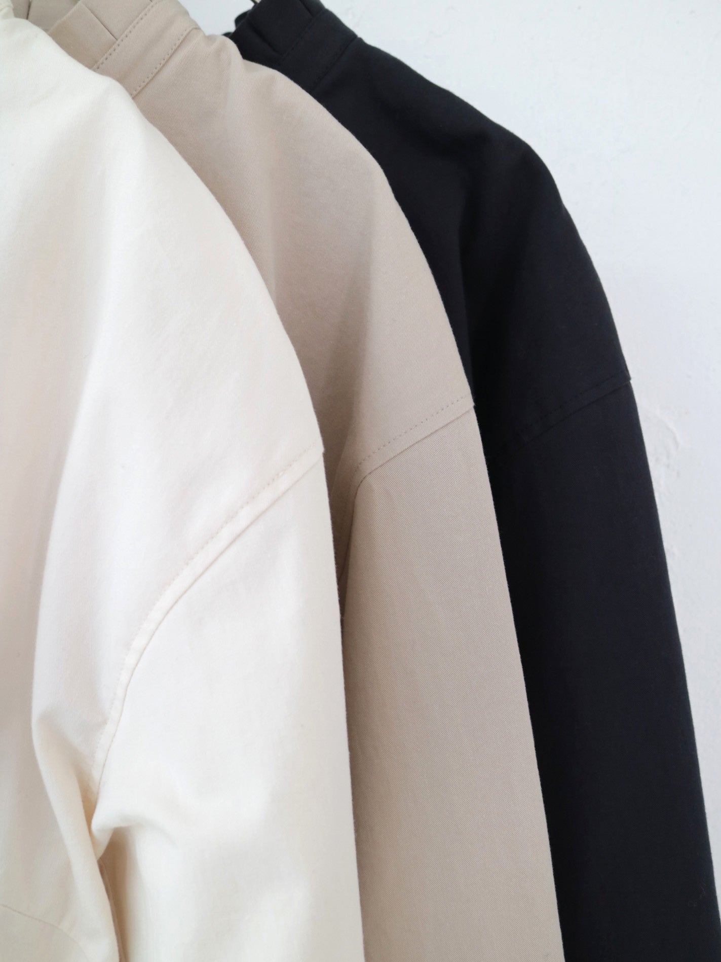 YARRA NEU　ヴィンテージワッシャー衿フリルシャツ　NU-5553-423