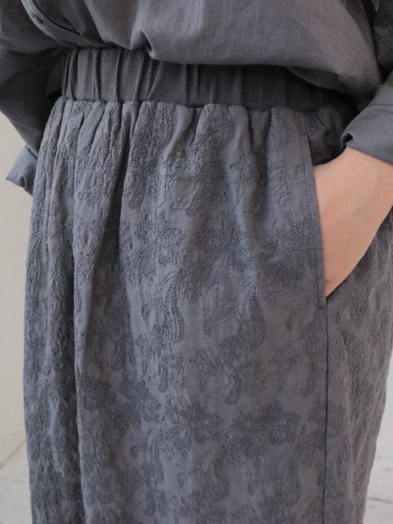 YARRA　INDIAボイル刺繍スカート　YR-1556-251