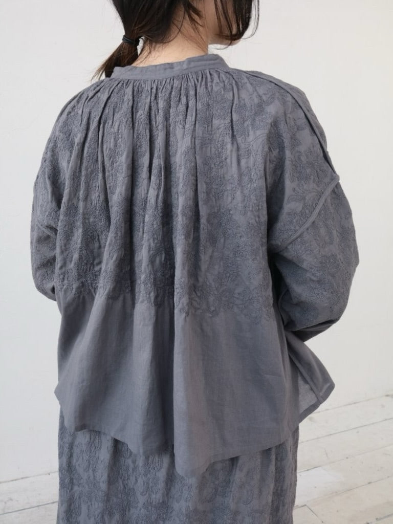 YARRA　INDIAボイル刺繍ブラウス　YR-1553-250