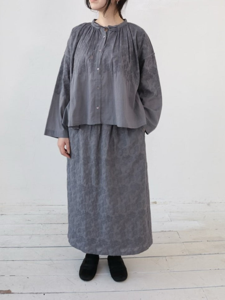 YARRA　INDIAボイル刺繍ブラウス　YR-1553-250