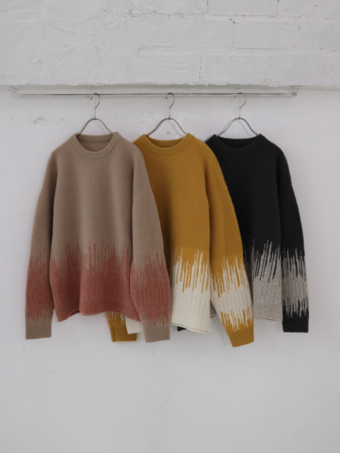 YARRA NEU　コンビJQDニットプルオーバー　NU-5552-421