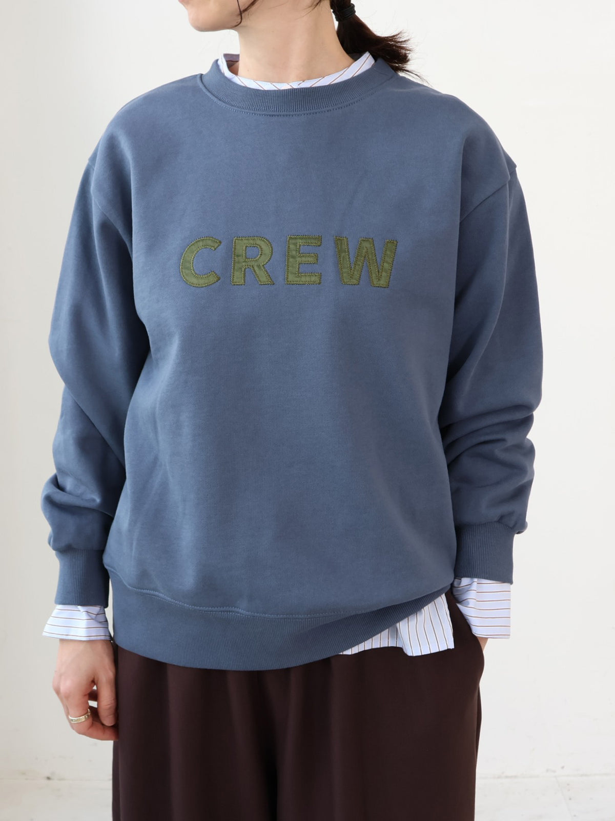 doux bleu　CREWスウェット　DB-2661-074