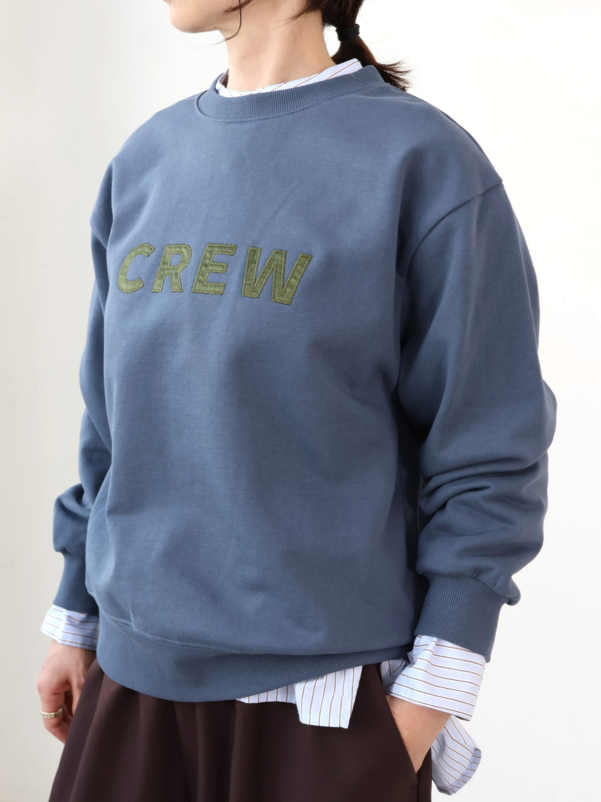 doux bleu　CREWスウェット　DB-2661-074