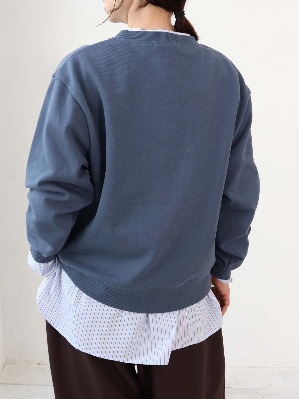 doux bleu　CREWスウェット　DB-2661-074