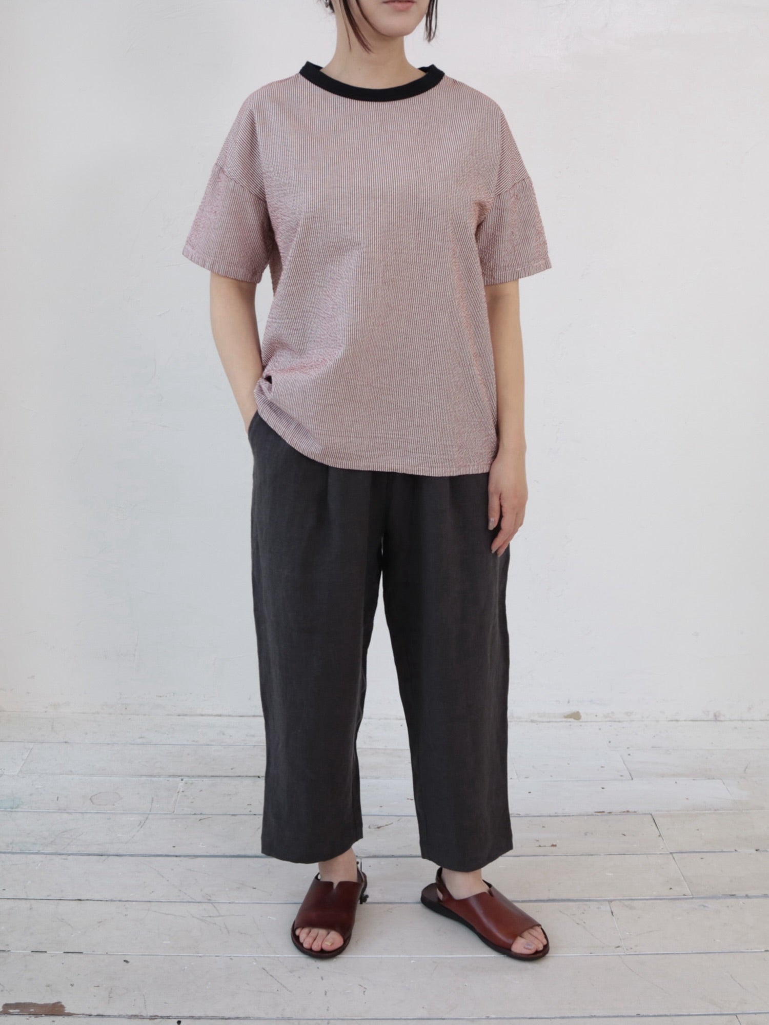 YARRA　リネンタックパンツ　YR-1535-310