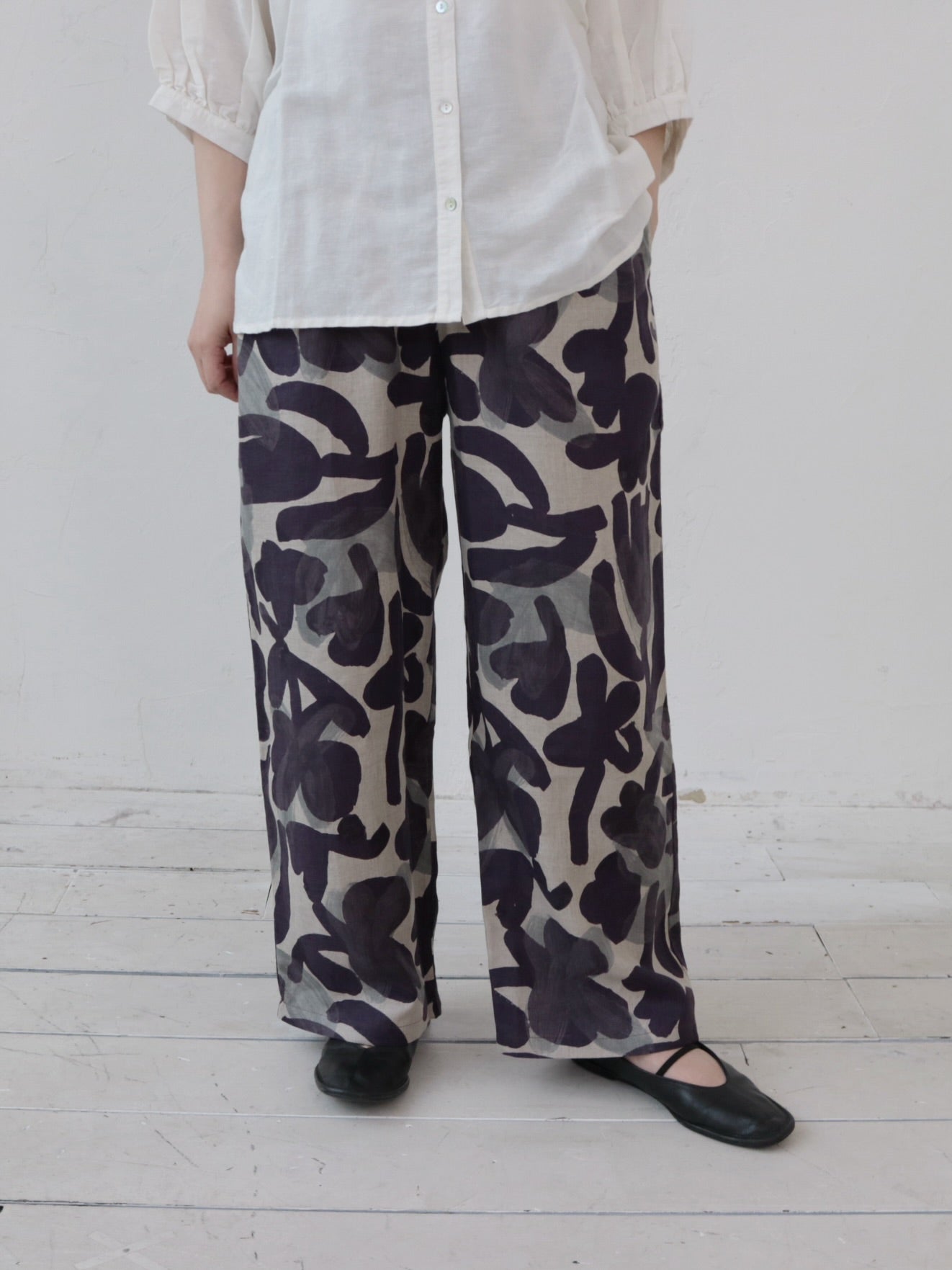 【WEB限定アイテム】YARRA　ワイドストレートパンツ　YR-1525-293