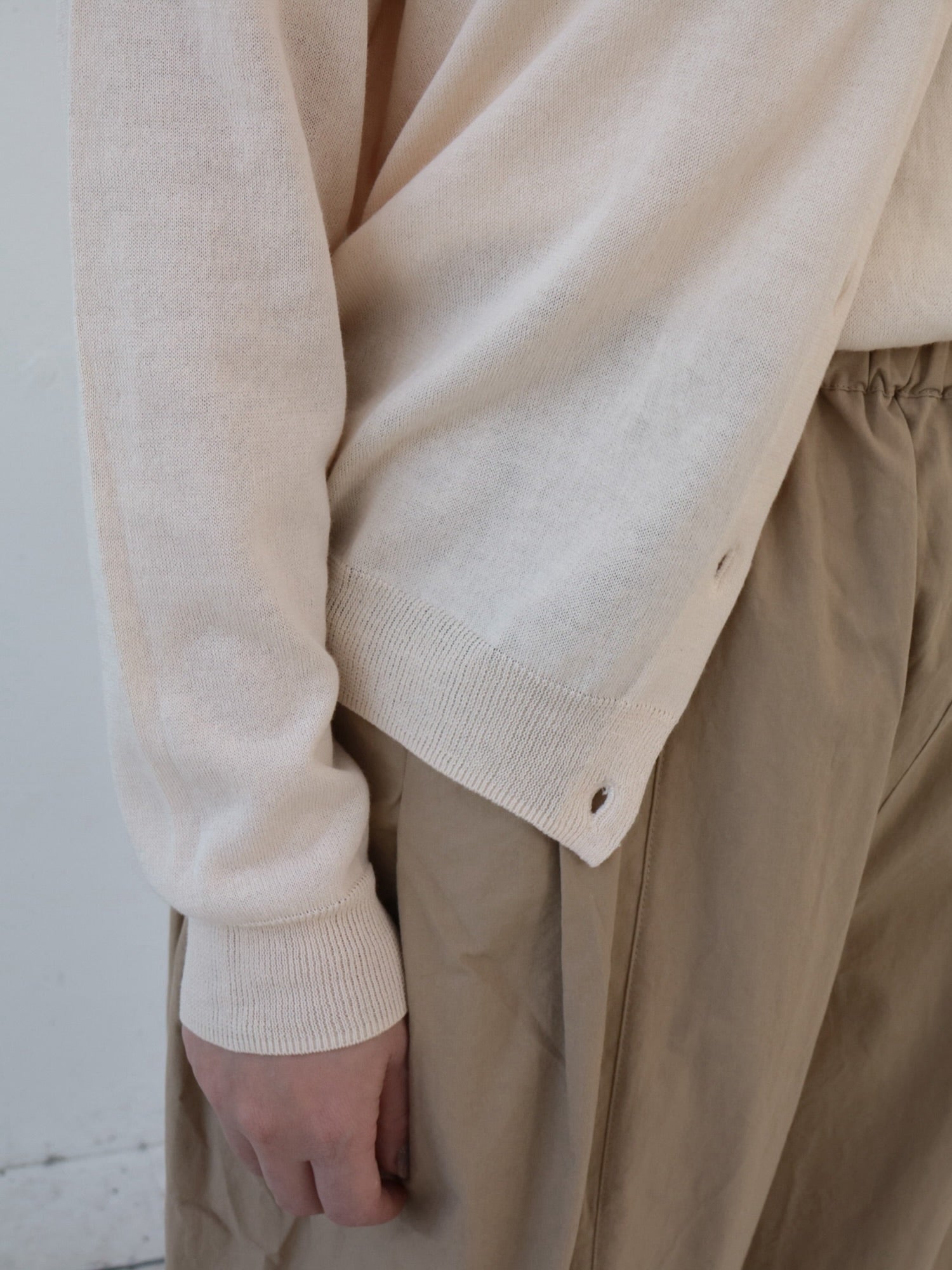 YARRA　ハイツイストニットカーディガン　YR-1532-315