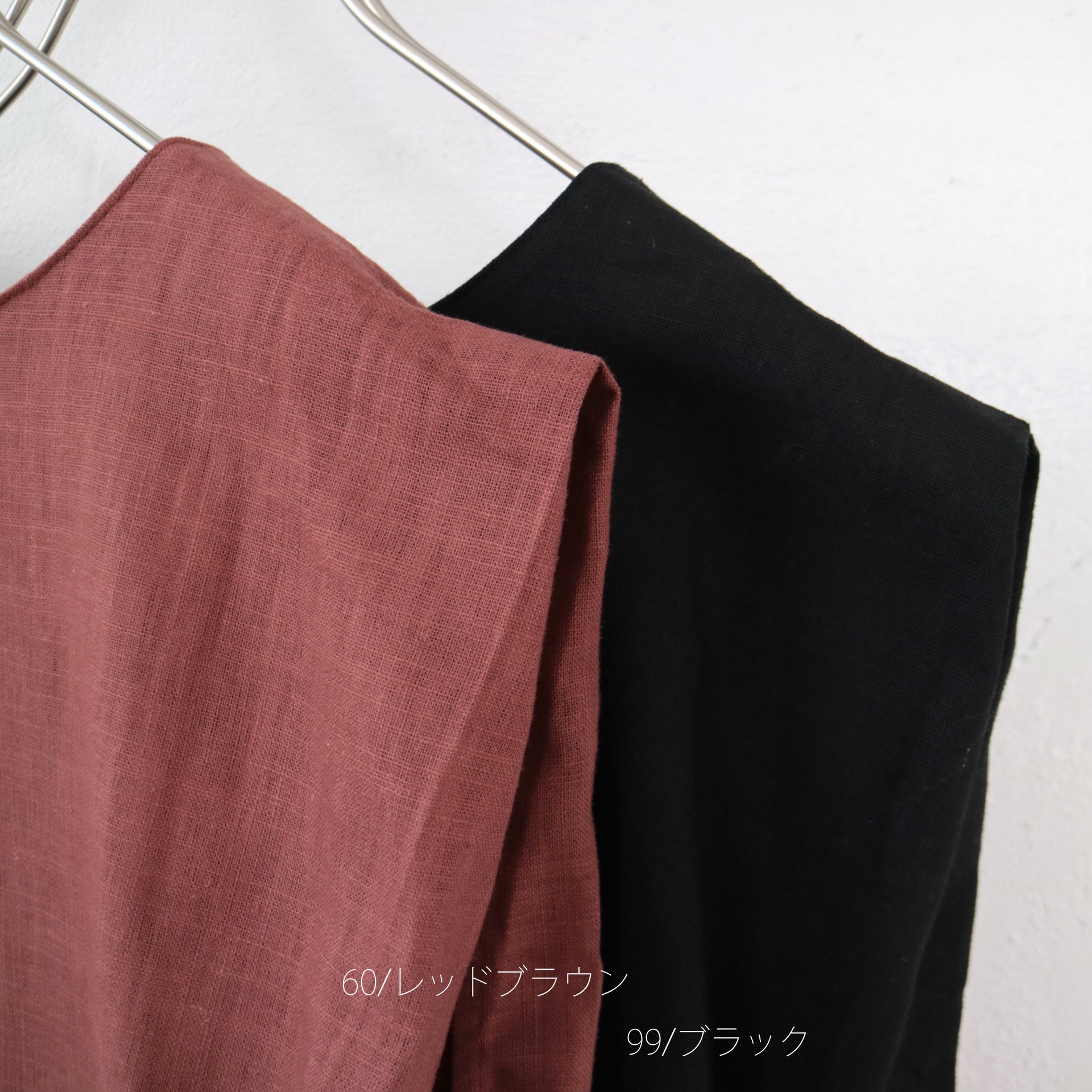 doux bleu　リネンコットンノースリーブワンピース　DB-2424-071
