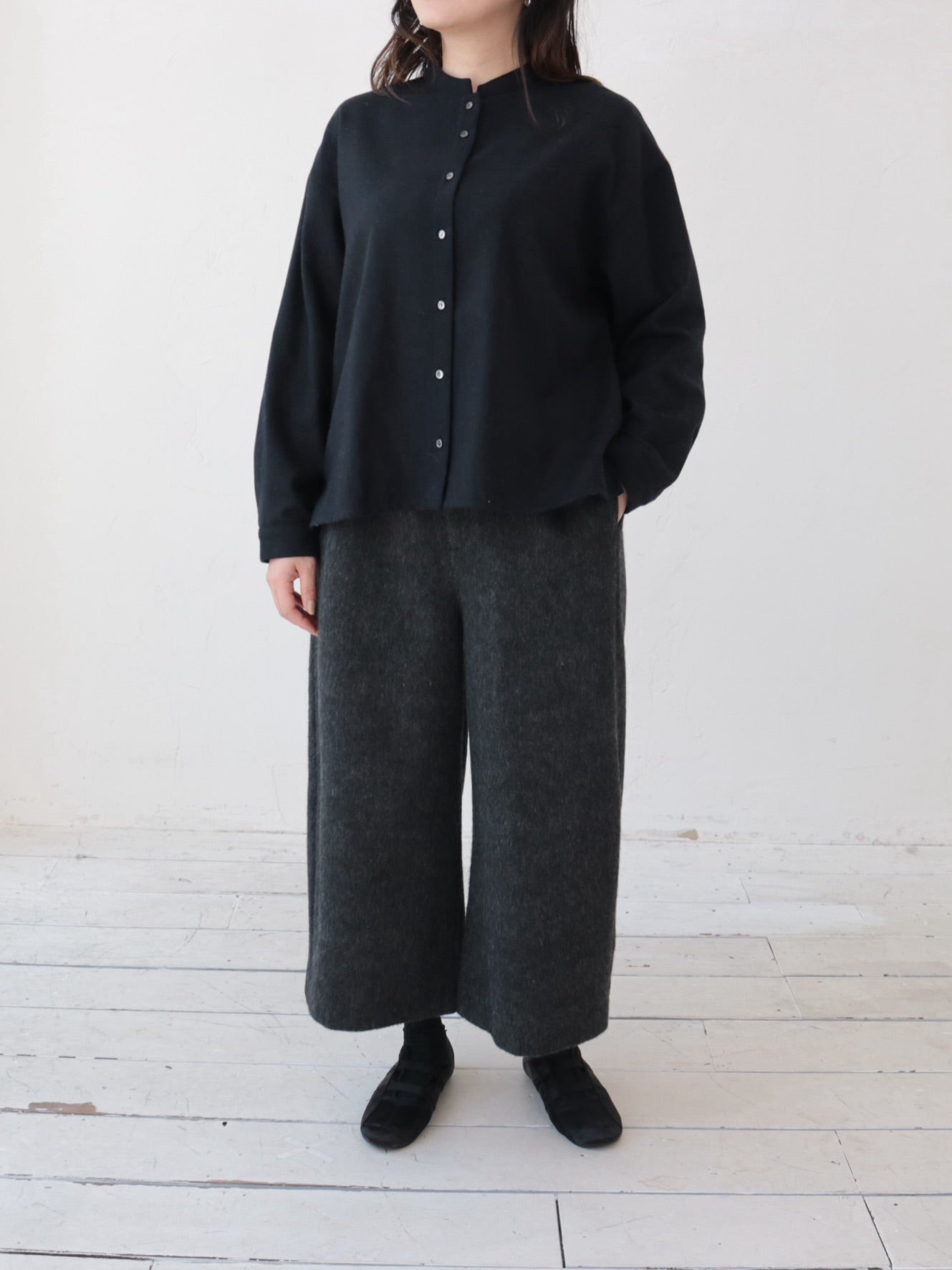 YARRA　エコウール裏付き９分丈パンツ　YR-1555-274