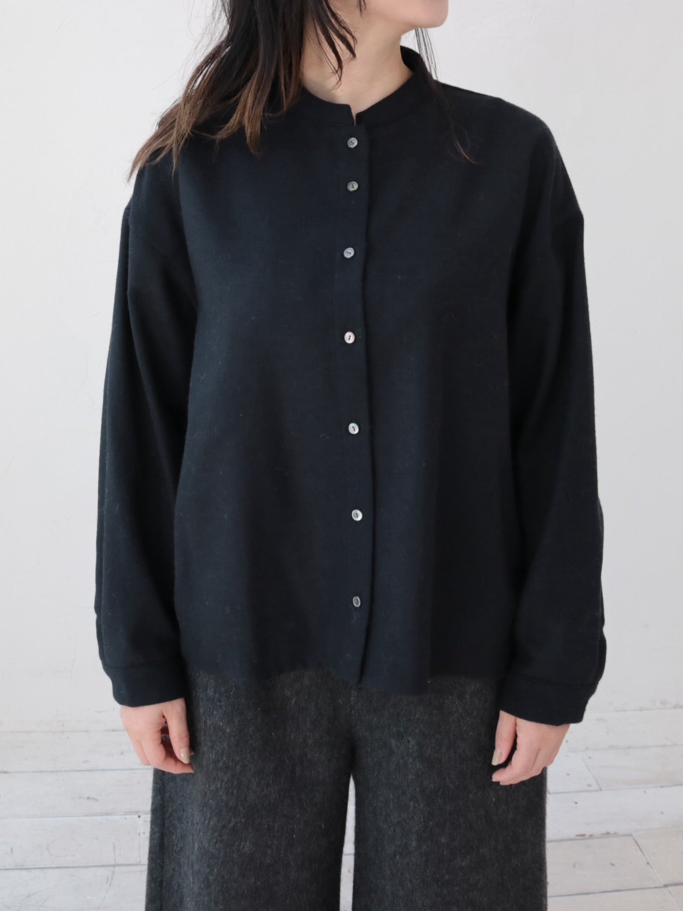 YARRA　CORDUR×OXFORDシャツ　YR-1553-265