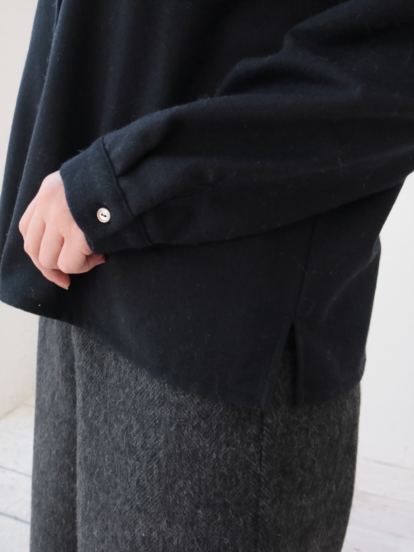 YARRA　CORDUR×OXFORDシャツ　YR-1553-265
