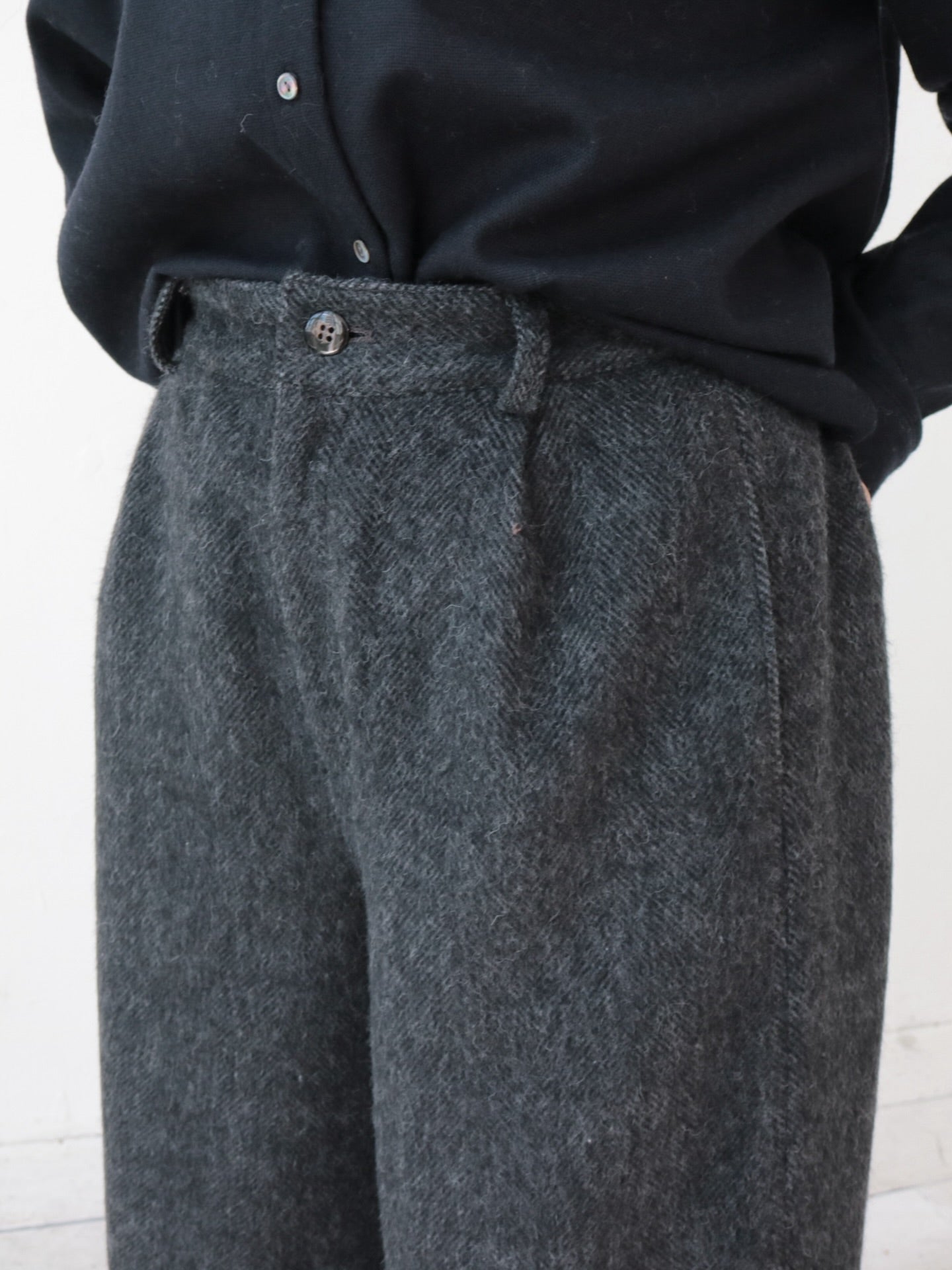 YARRA　エコウール裏付き９分丈パンツ　YR-1555-274