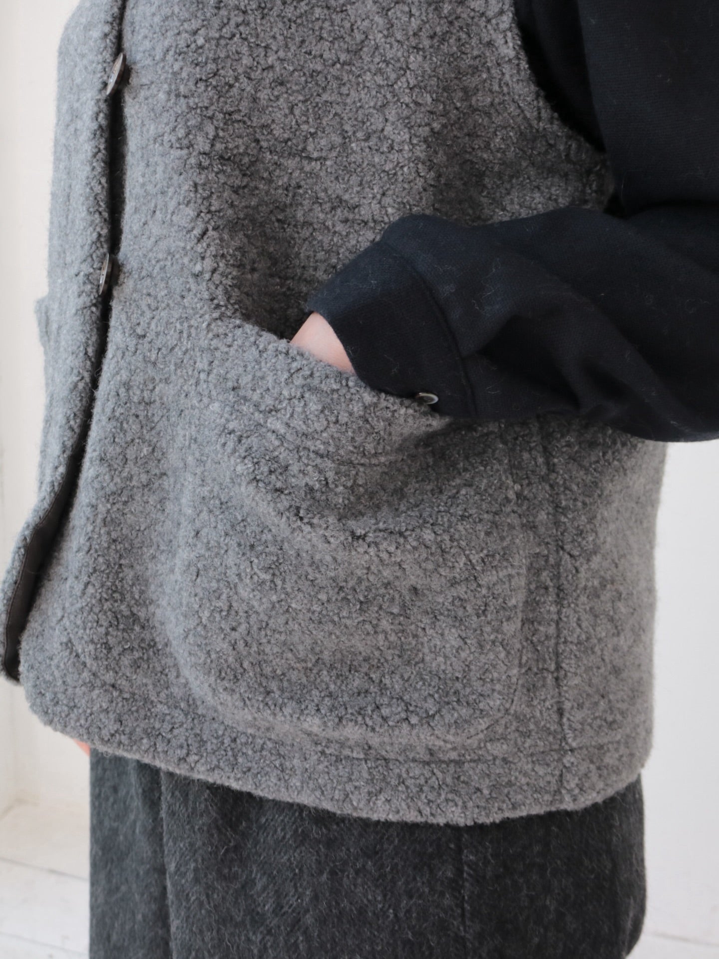 YARRA ウールリッチパイルループベスト YR-1558-255