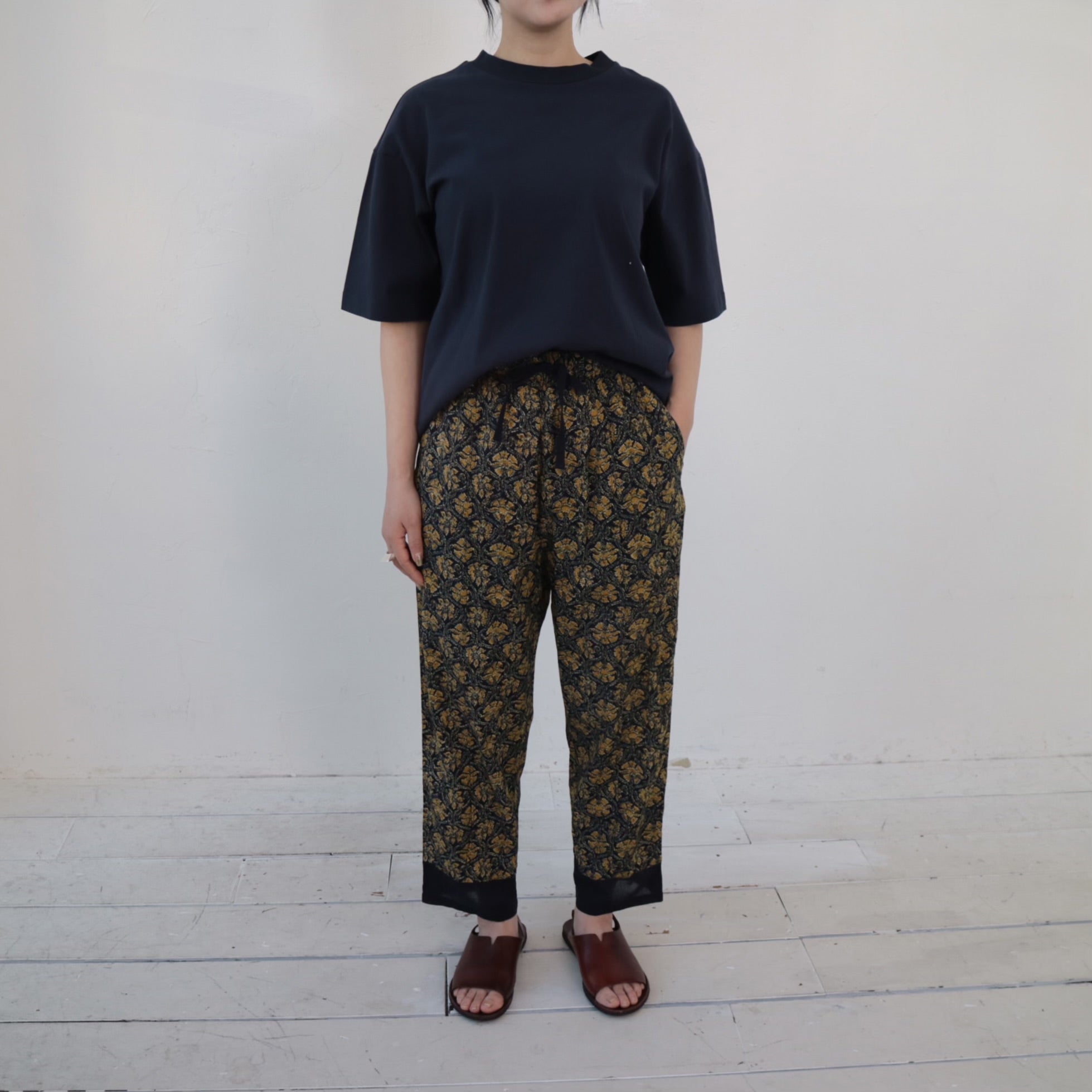 YARRA　ボックスシルエット半袖TEE　YR-1421-249
