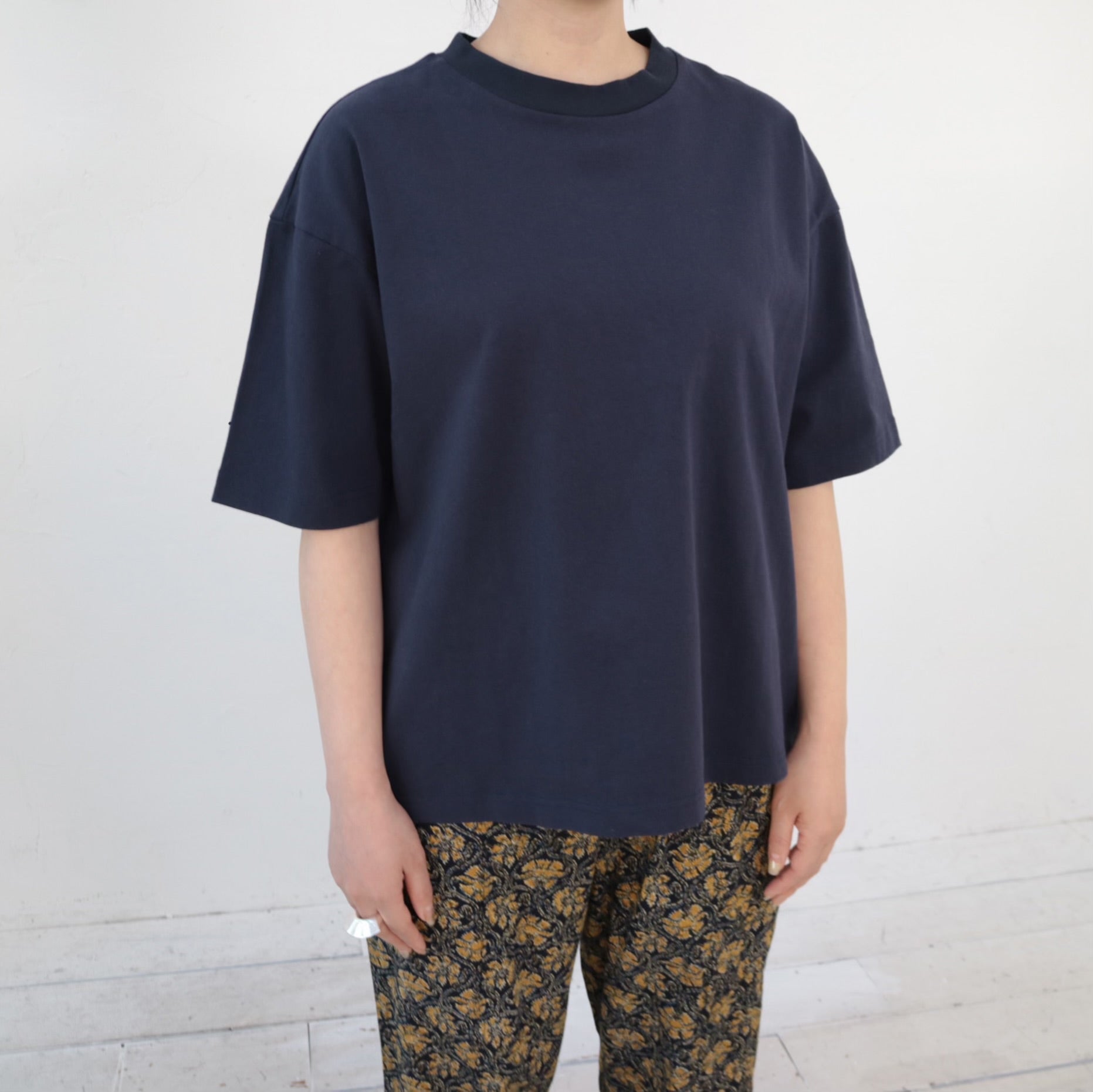 YARRA　ボックスシルエット半袖TEE　YR-1421-249