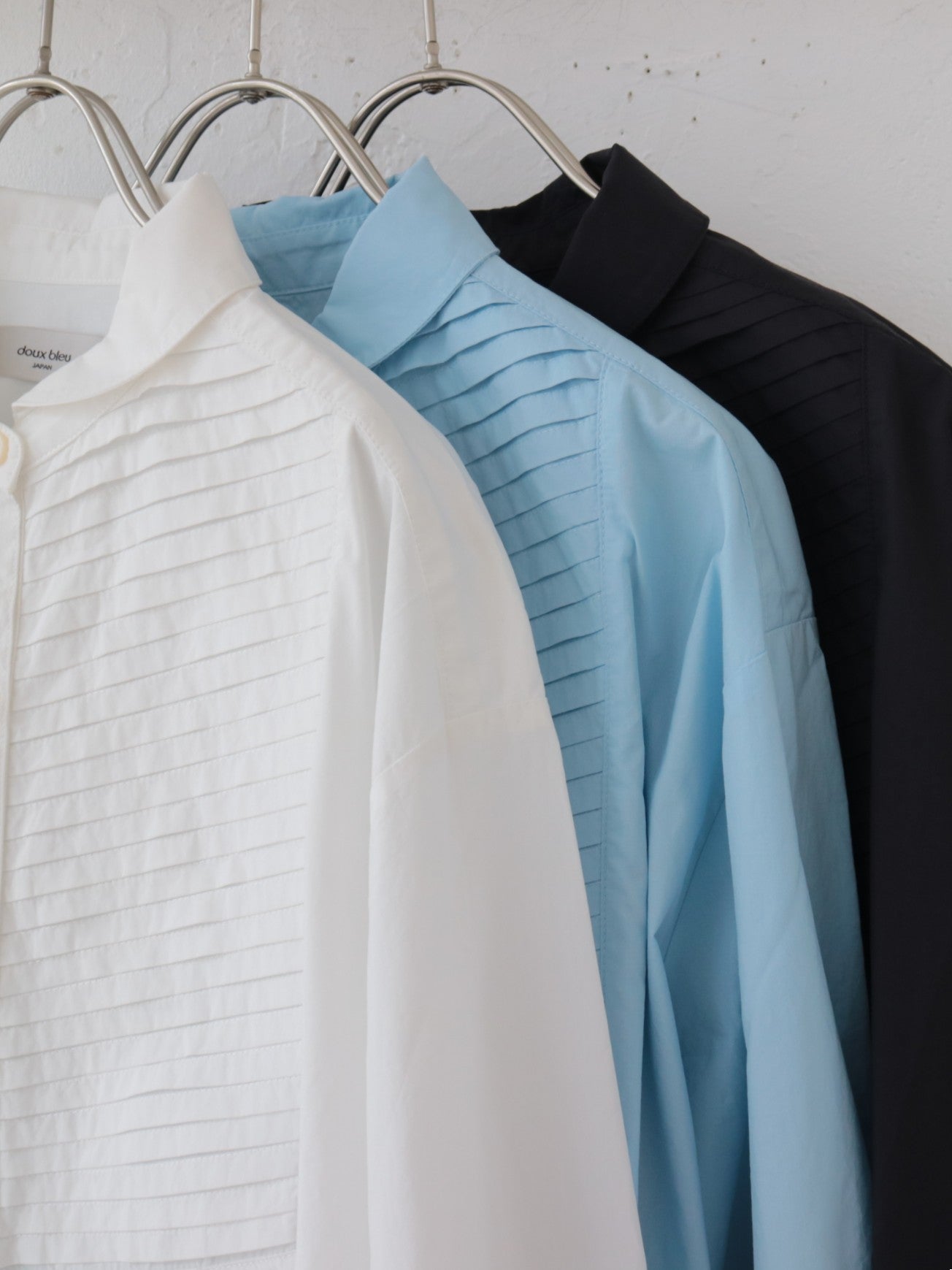 doux bleu　ピンタック ブラウス　DB-2553-049