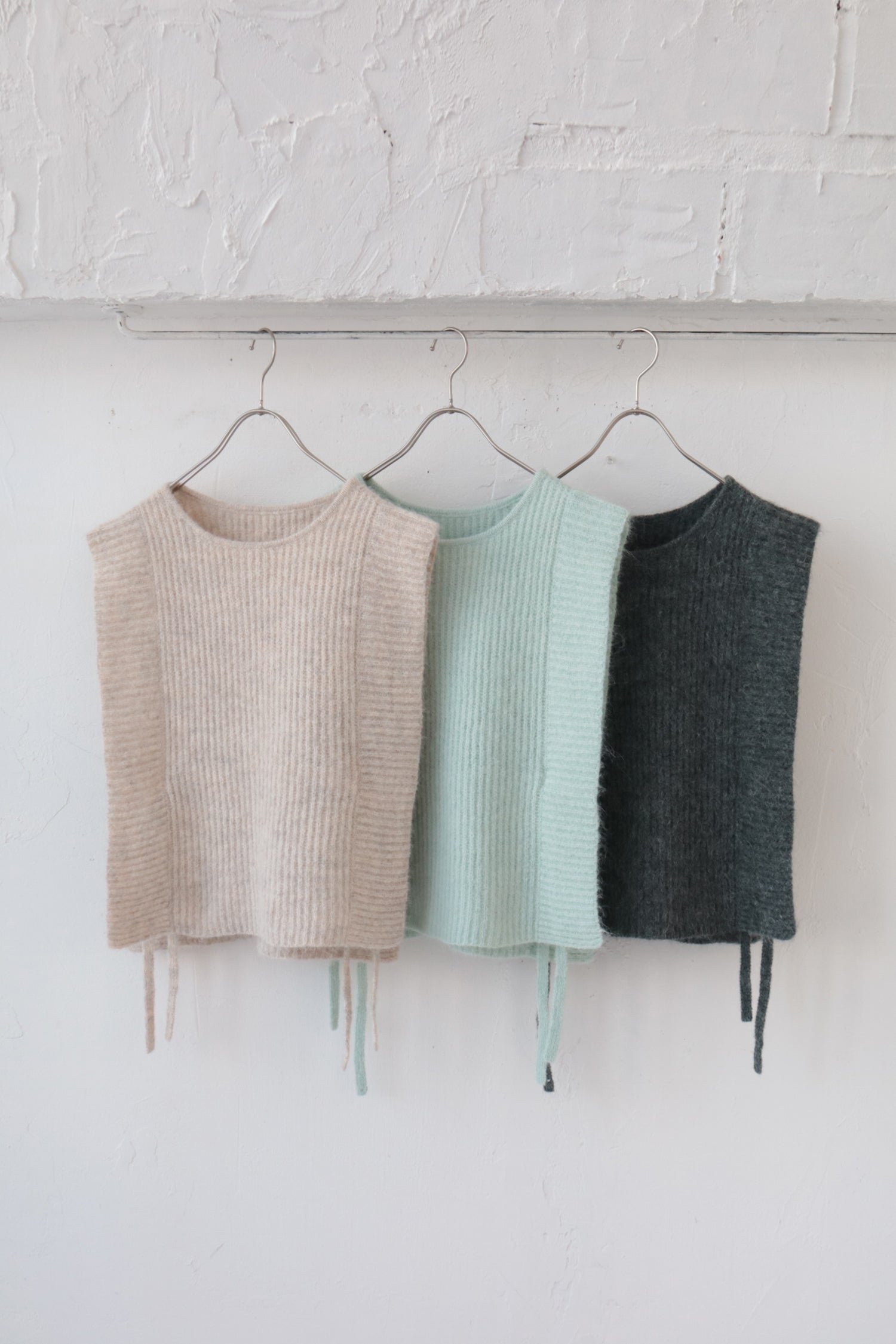 doux bleu　アルパカニットベスト　DB-2558-056