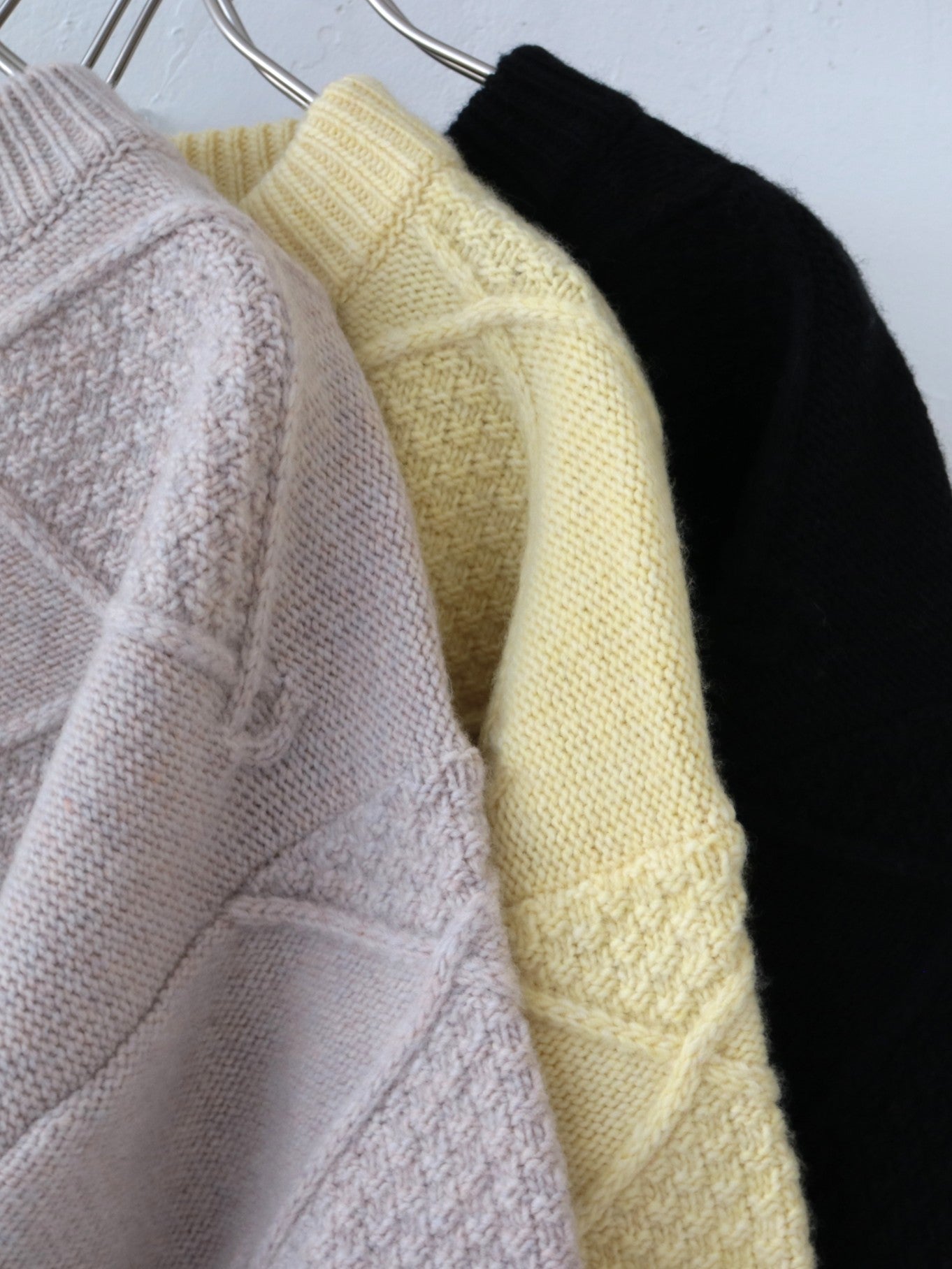 doux bleu　スキッパー アランニット　DB-2552-059