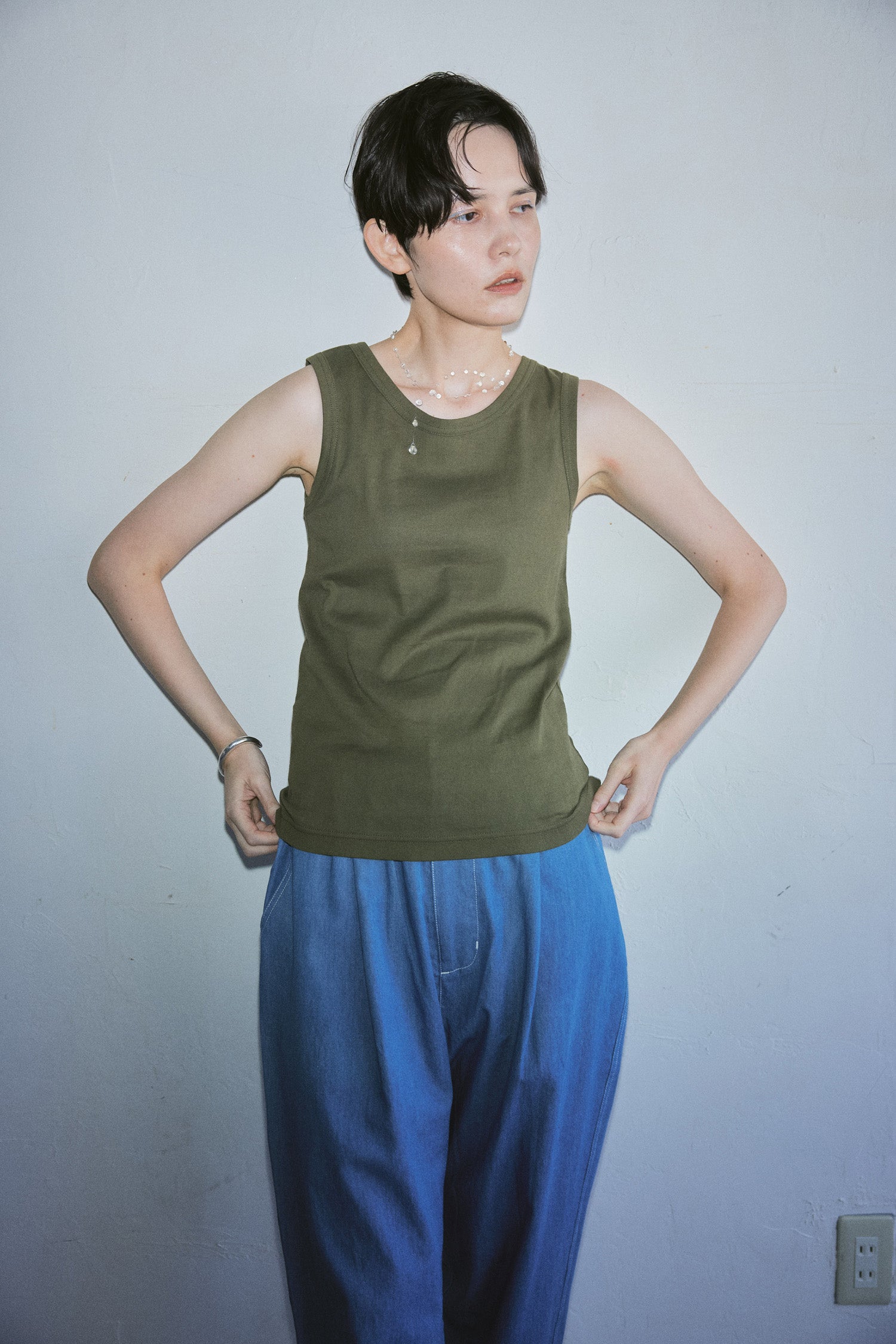 YARRA NEU　BIWACOTTON2WAYタンクトップ　NU-5621-434