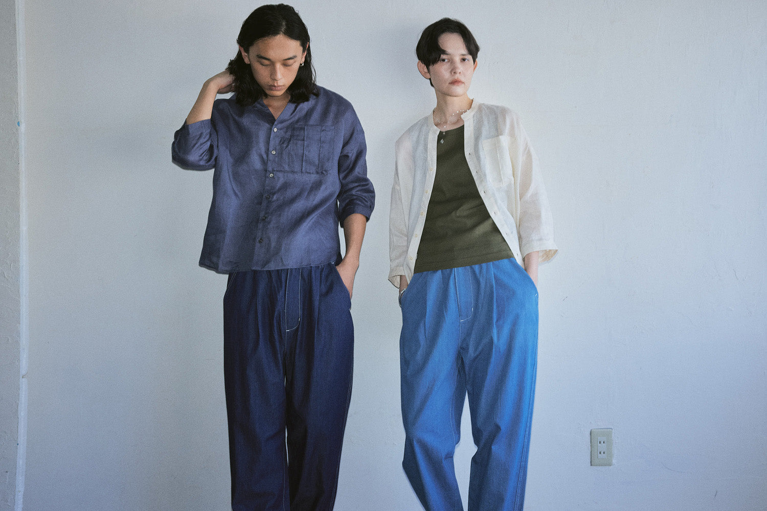 ゆきふいるむ/yukiさん着用アイテム】YARRA NEU スキッパーリネン7分