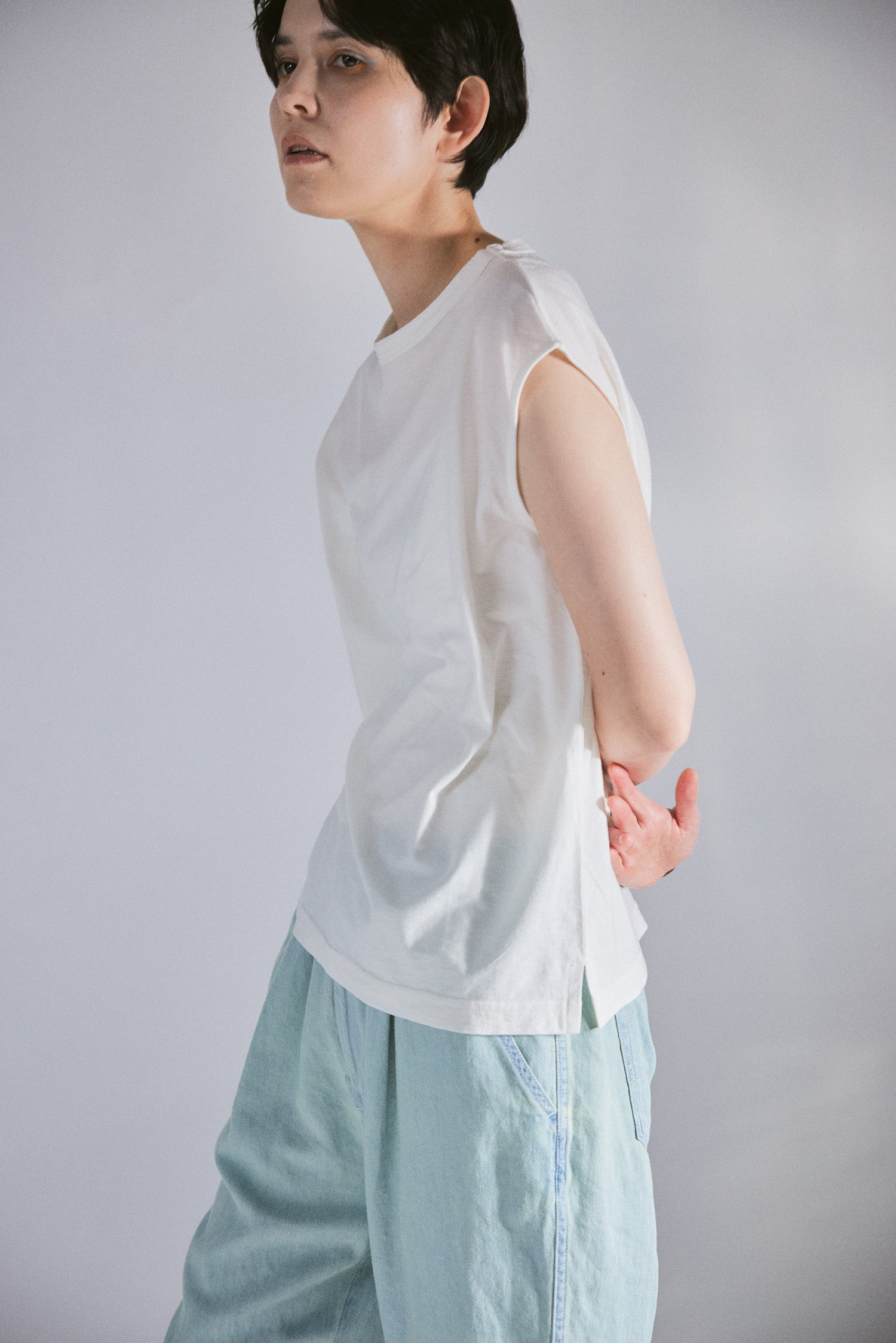 YARRA NEU　強撚天竺フレンチカットソー　NU-5621-436