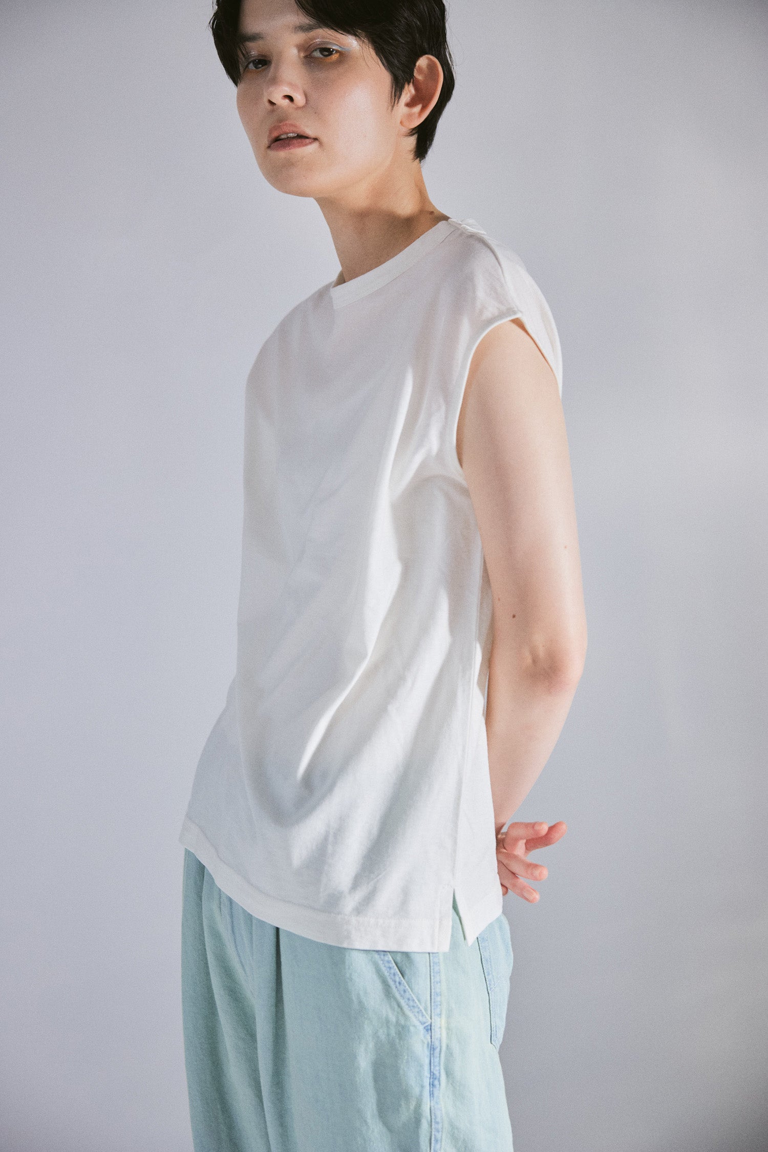 YARRA NEU　強撚天竺フレンチカットソー　NU-5621-436