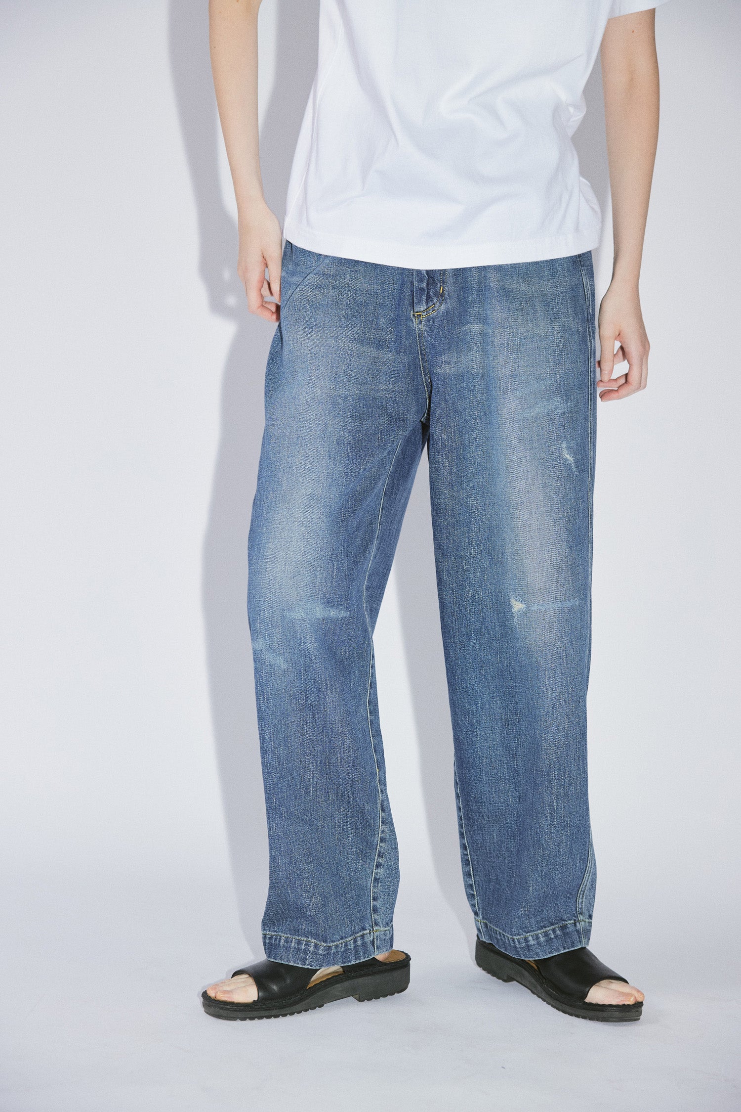 YARRA NEU　5th ANNIVERSARY 加工デニムパンツ　NU-5615-429