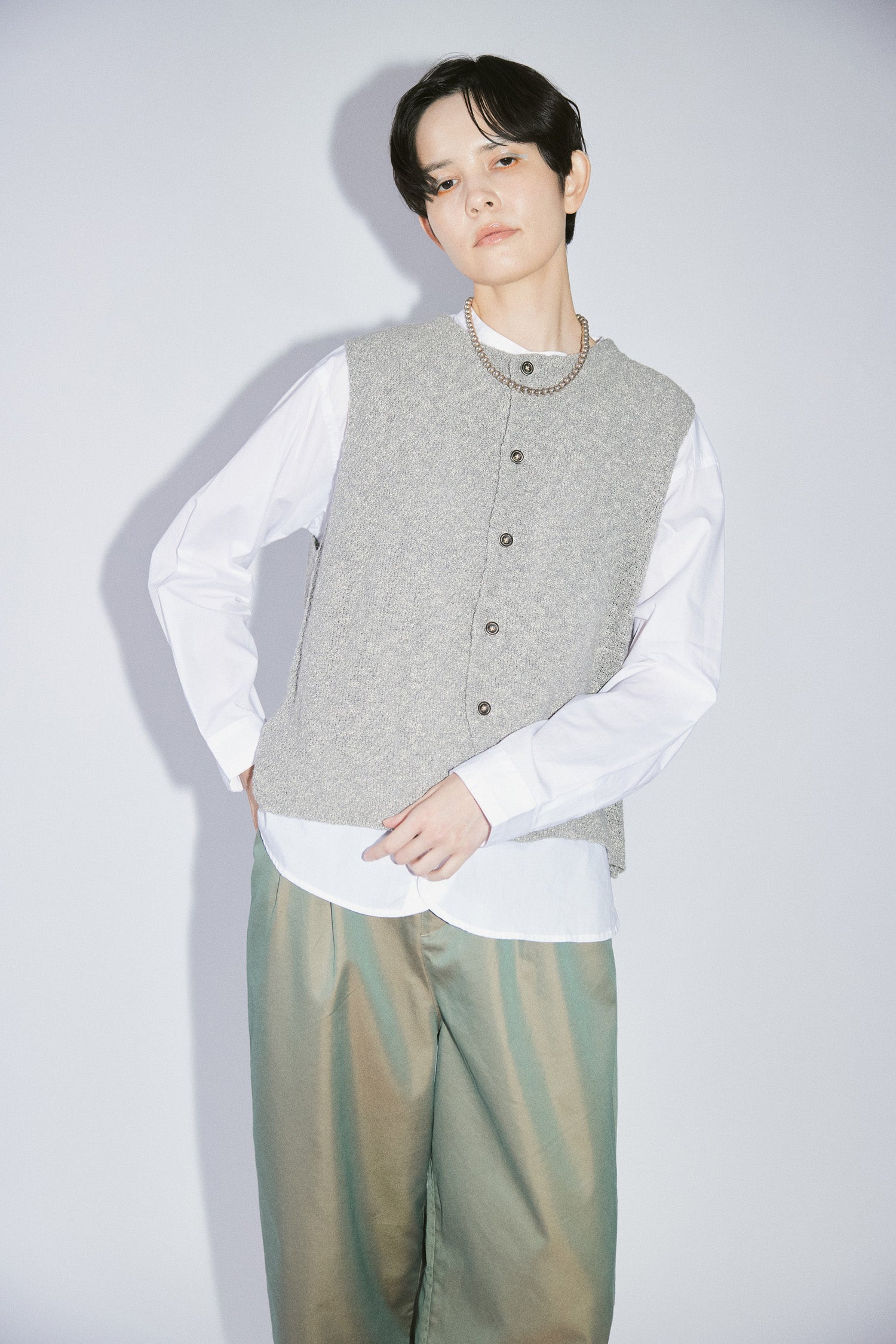 YARRA NEU　SIDGRAS オーガニックコットンシャツ　NU-5613-411