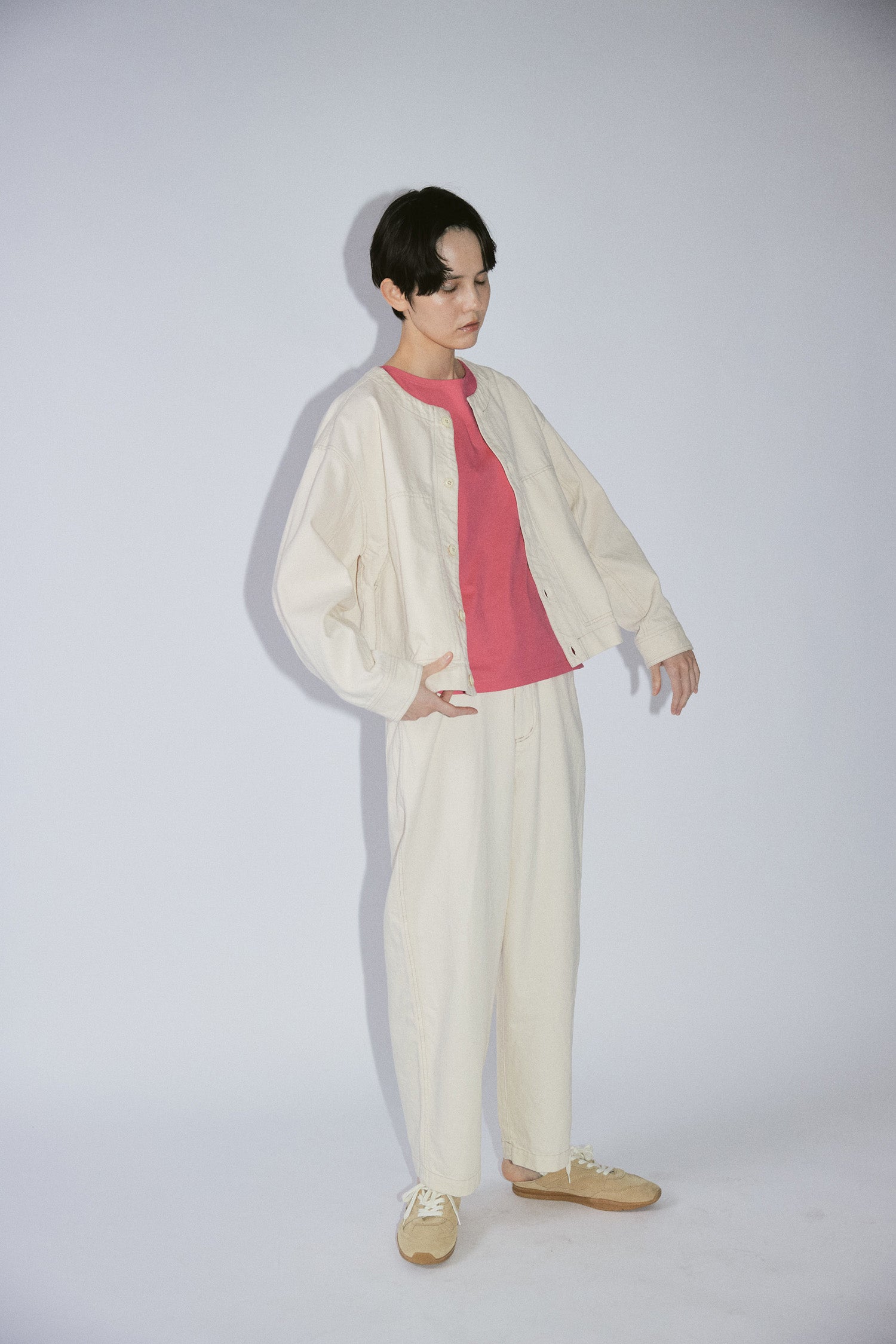 YARRA NEU　10ozノーカラーJAPANデニムジャケット　NU-5617-420
