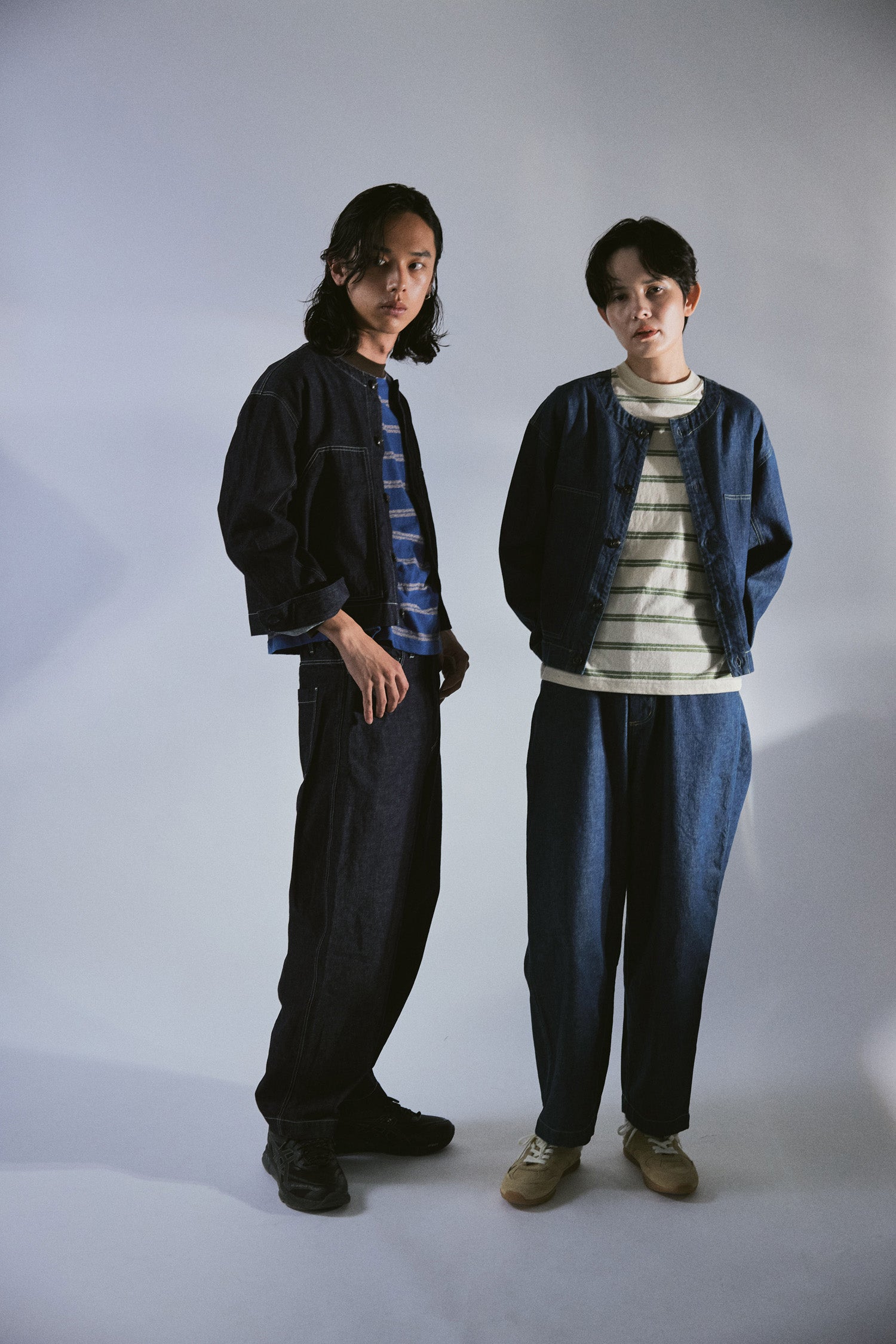 YARRA NEU 10ozノーカラーJAPANデニムジャケット NU-5617-420