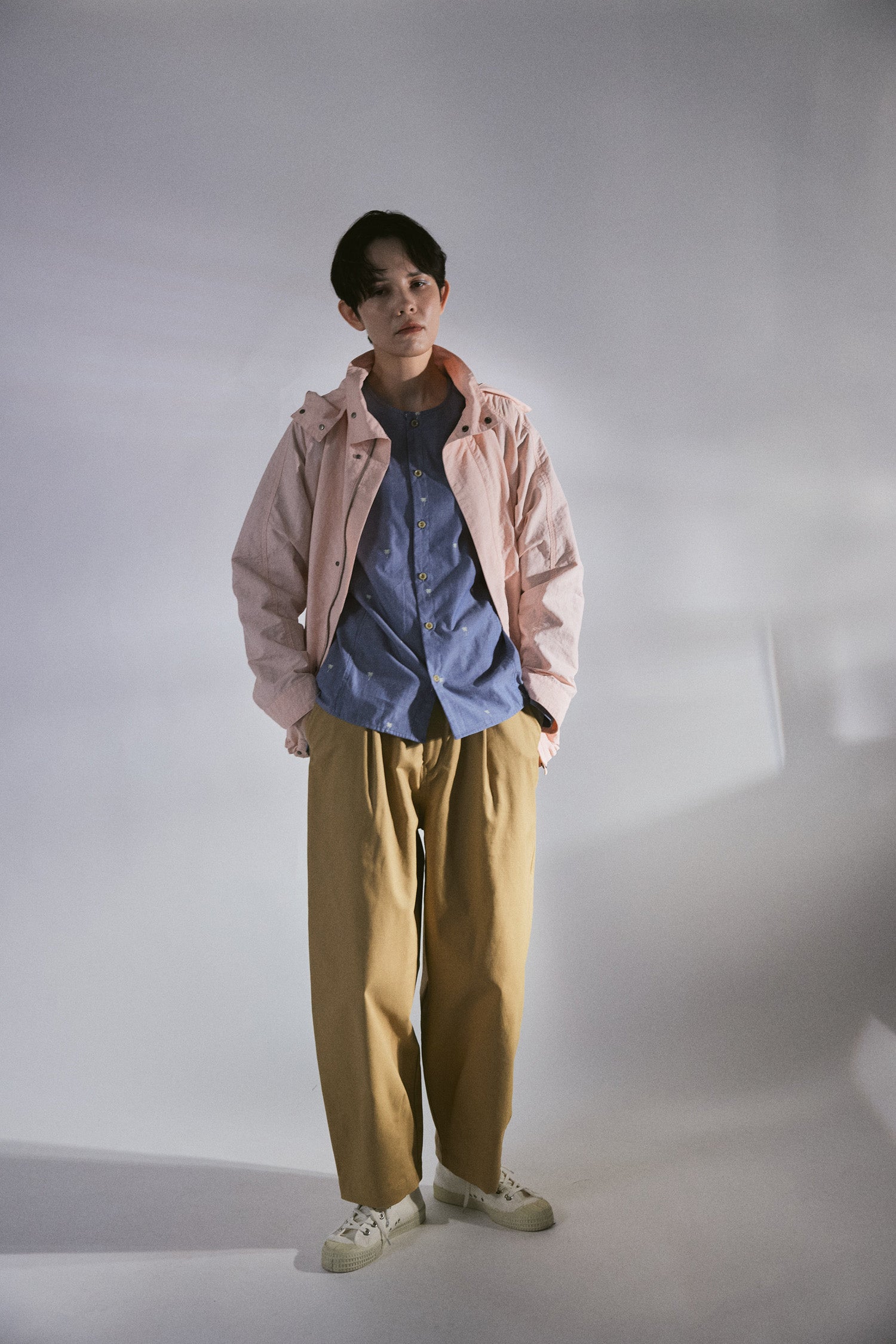 YARRA NEU　コットンセミコクーンパンツ　NU-5615-417