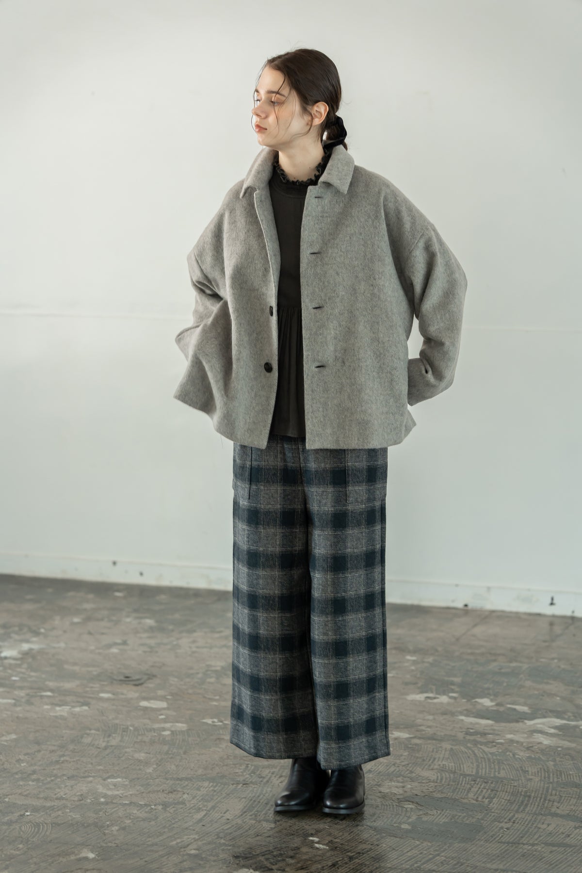 YARRA　ヴィンテージ起毛三つ杢パンツ　YR-1655-263