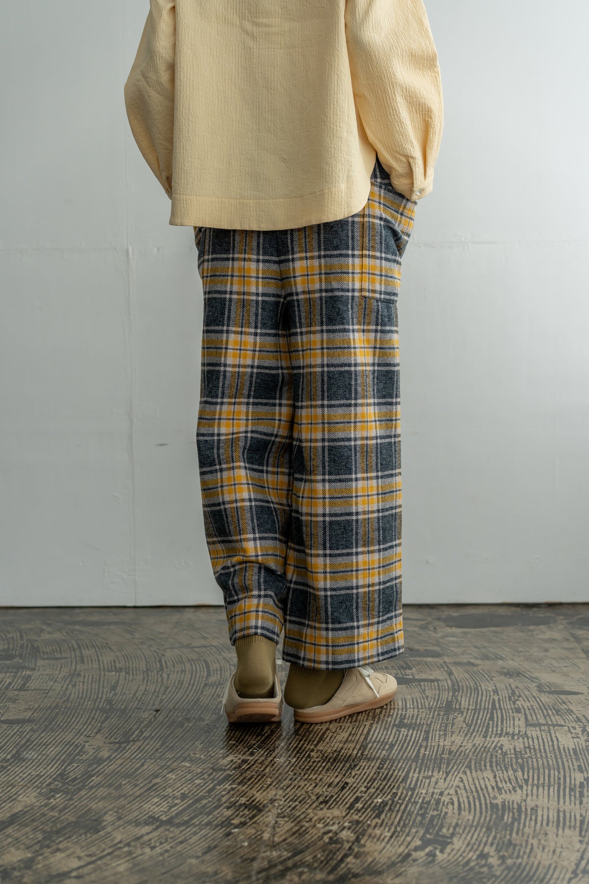 YARRA　ヴィンテージ起毛三つ杢パンツ　YR-1655-263